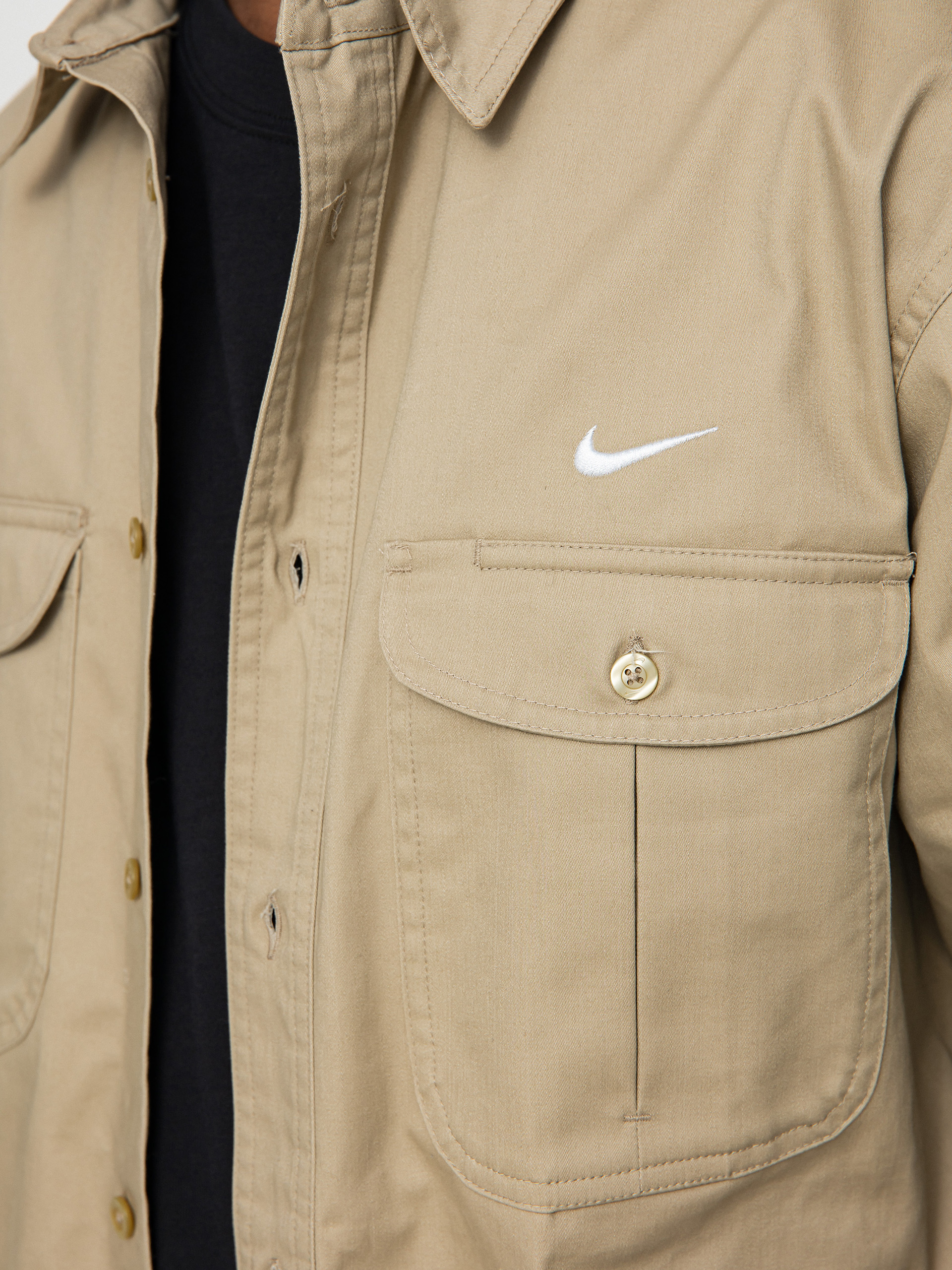 Koszula Nike SB Tanglin Ls Wvn Bttnup (khaki)
