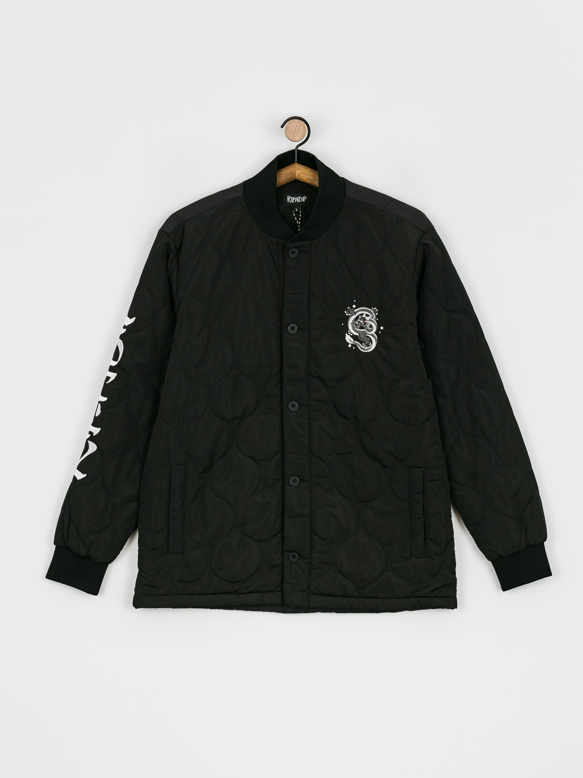 Kurtka RipNDip Mystic Jerm Quilted Bomber (black)
