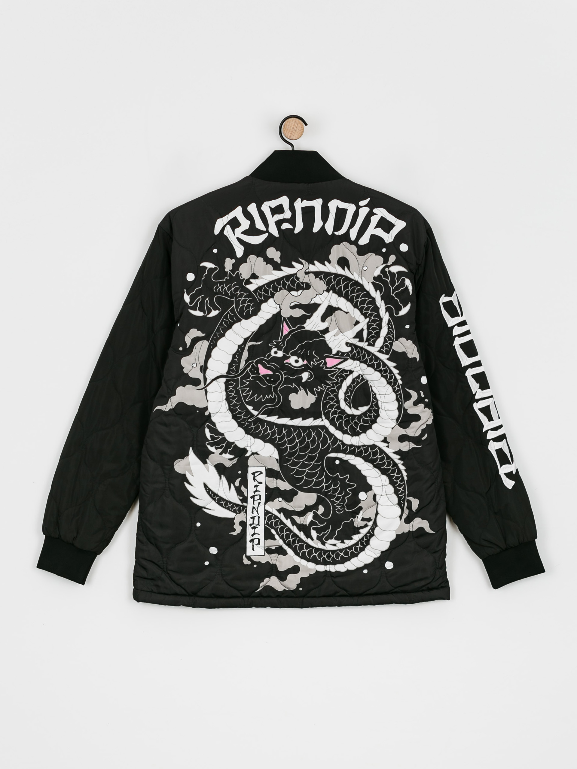 Kurtka RipNDip Mystic Jerm Quilted Bomber (black)