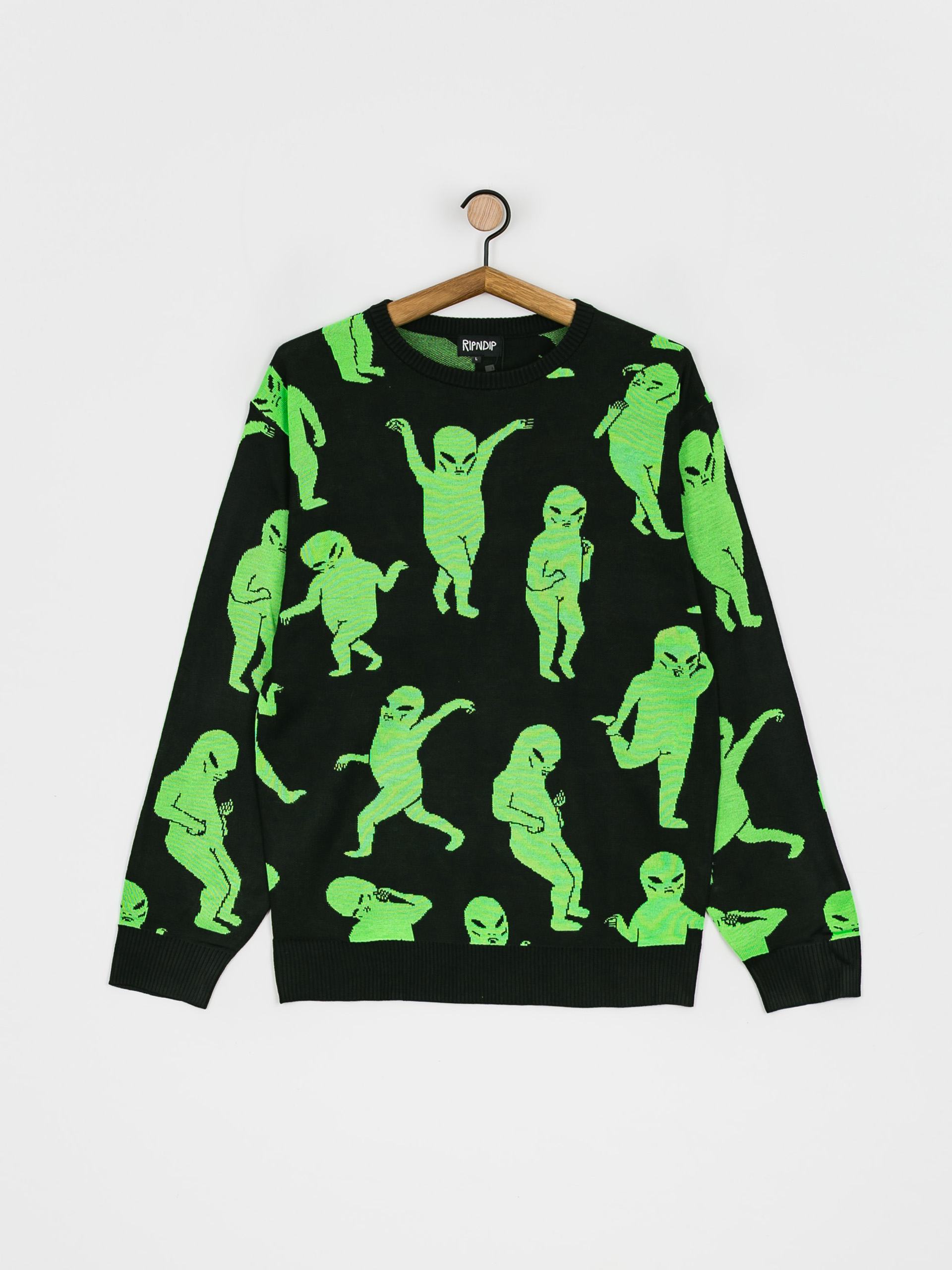Sweter RipNDip Alien Dance Party (black)