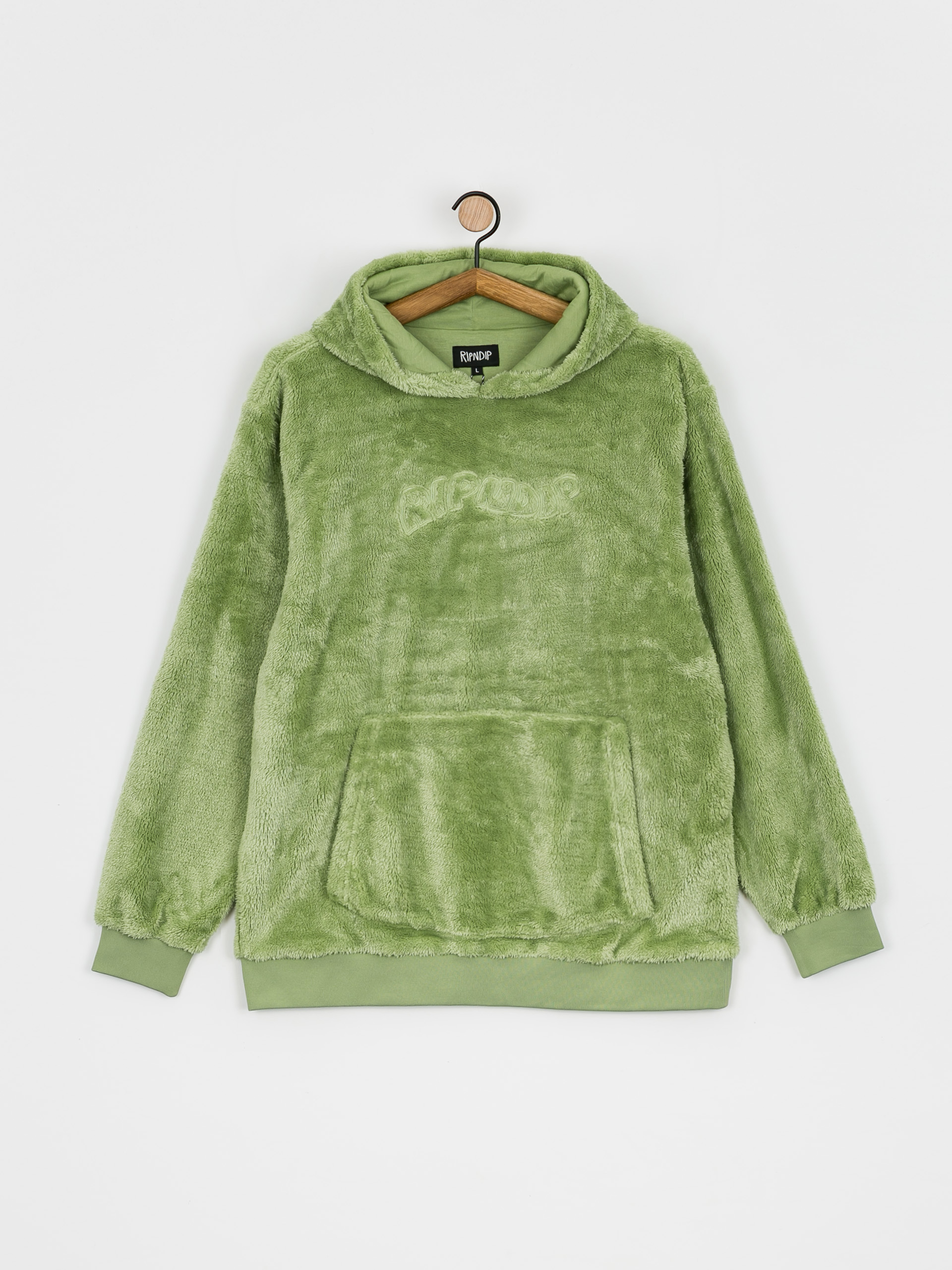Bluza z kapturem RipNDip Waves Sherpa HD (pistachio)