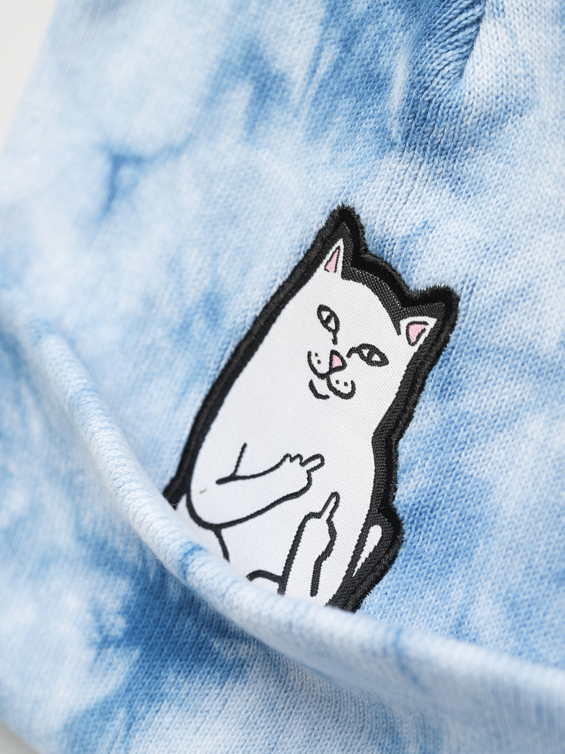 Czapka zimowa RipNDip Lord Nermal Patch (navy lightning wash)