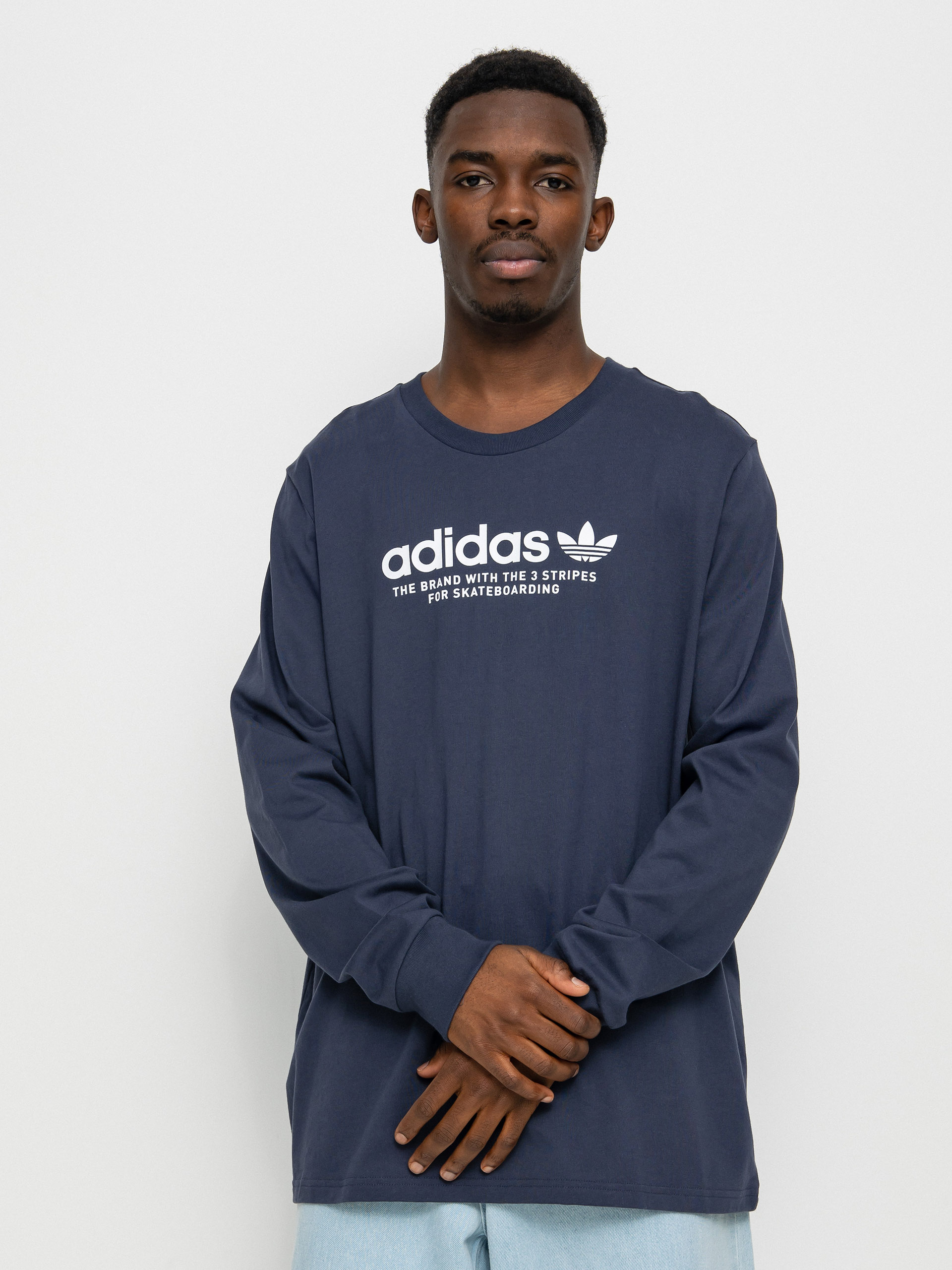 Longsleeve adidas 4.0 Logo (shanav/white)