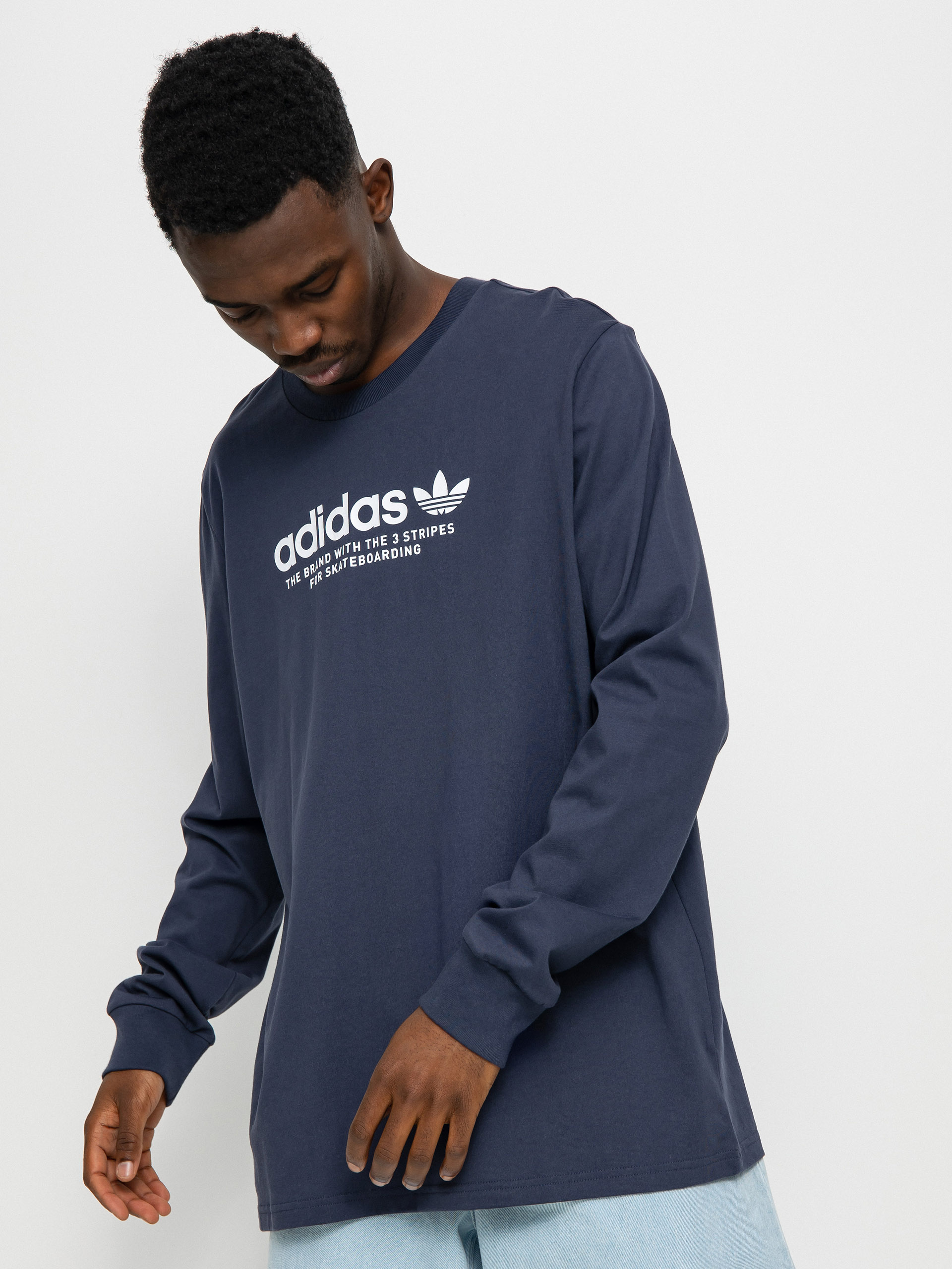 Longsleeve adidas 4.0 Logo (shanav/white)