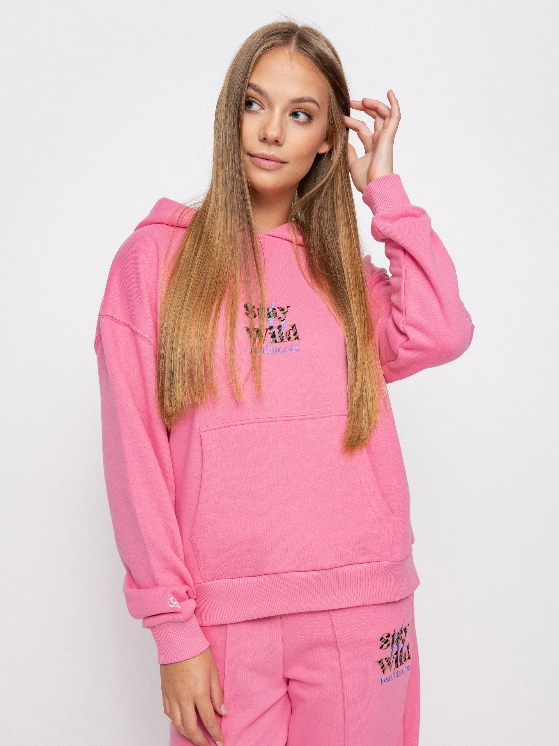 Bluza z kapturem Femi Stories Aurena HD Wmn (pnk)