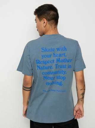 T-shirt Cariuma Skate with your Heart (mirage blue)