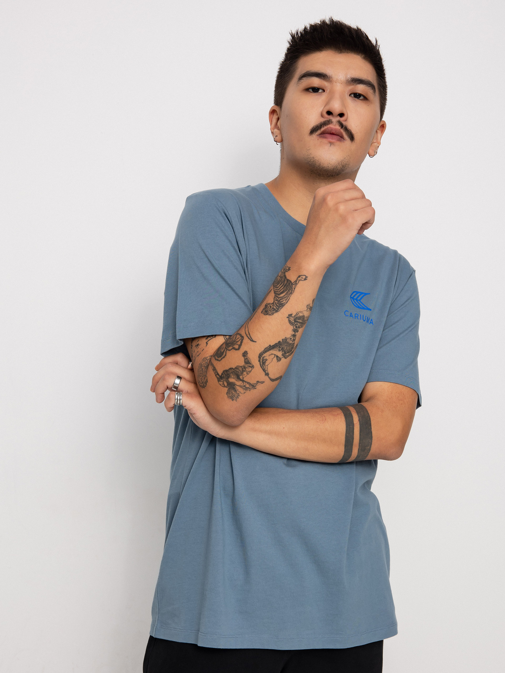 T-shirt Cariuma Skate with your Heart (mirage blue)