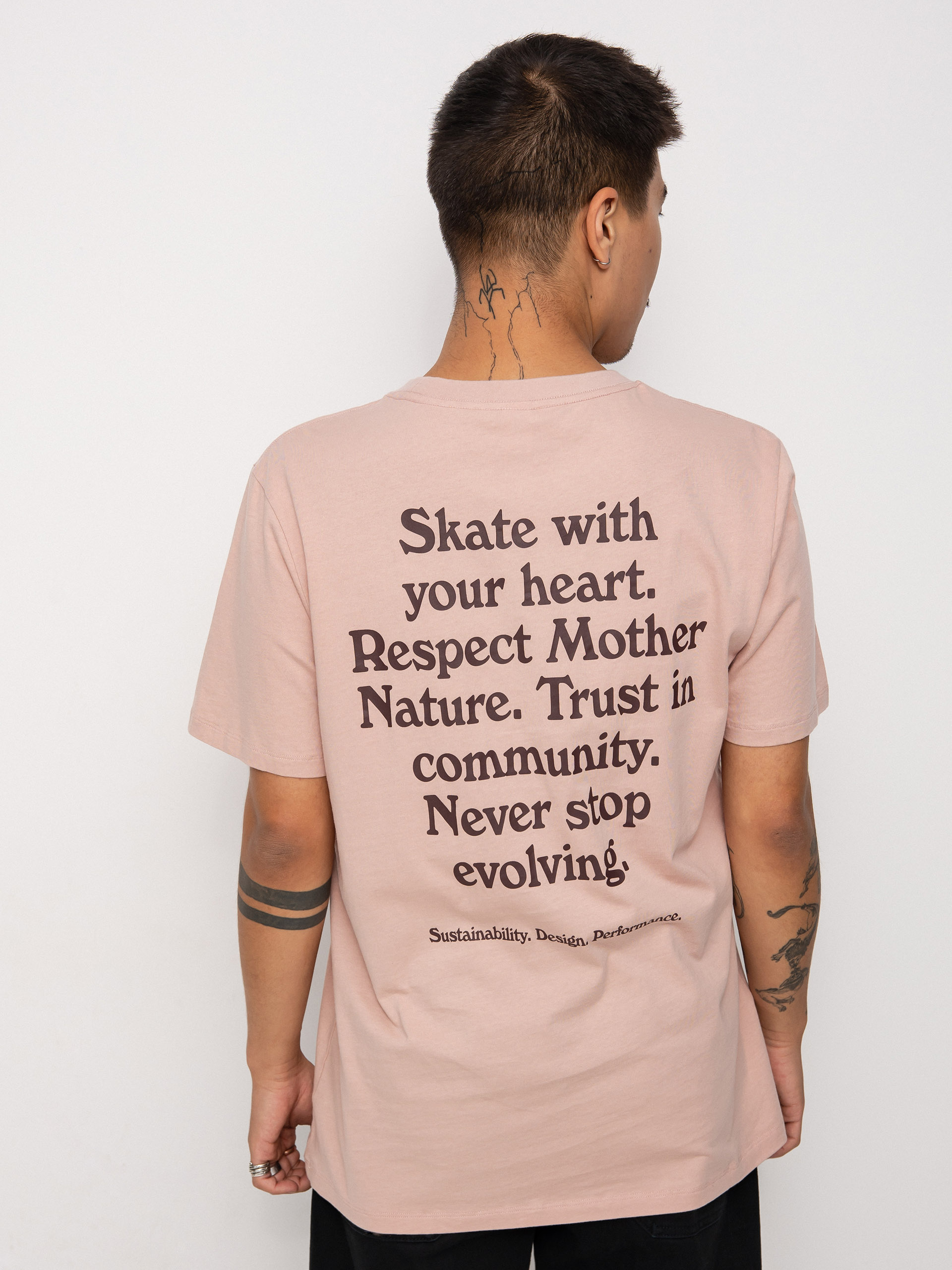 T-shirt Cariuma Skate with your Heart (rose)