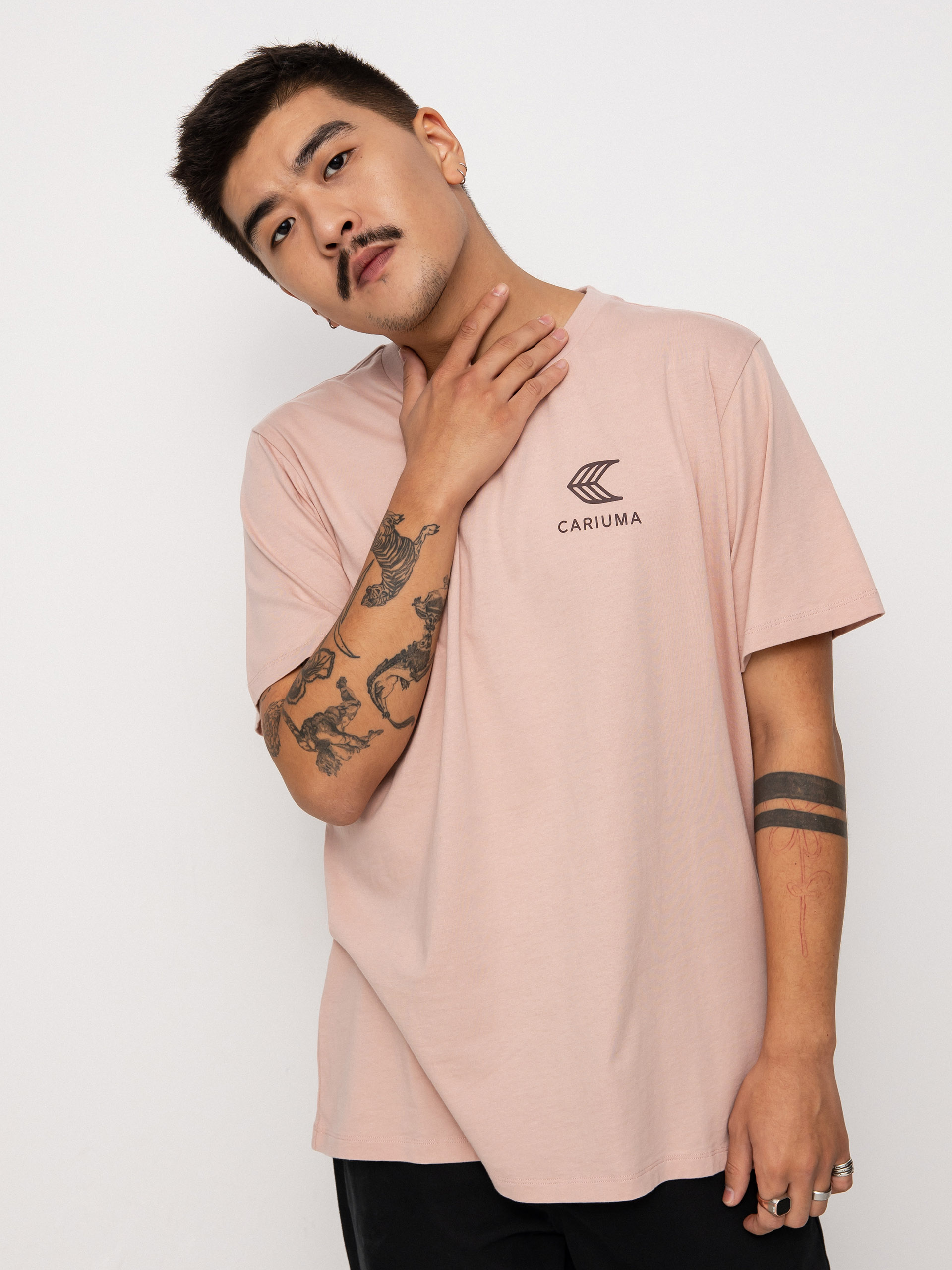 T-shirt Cariuma Skate with your Heart (rose)