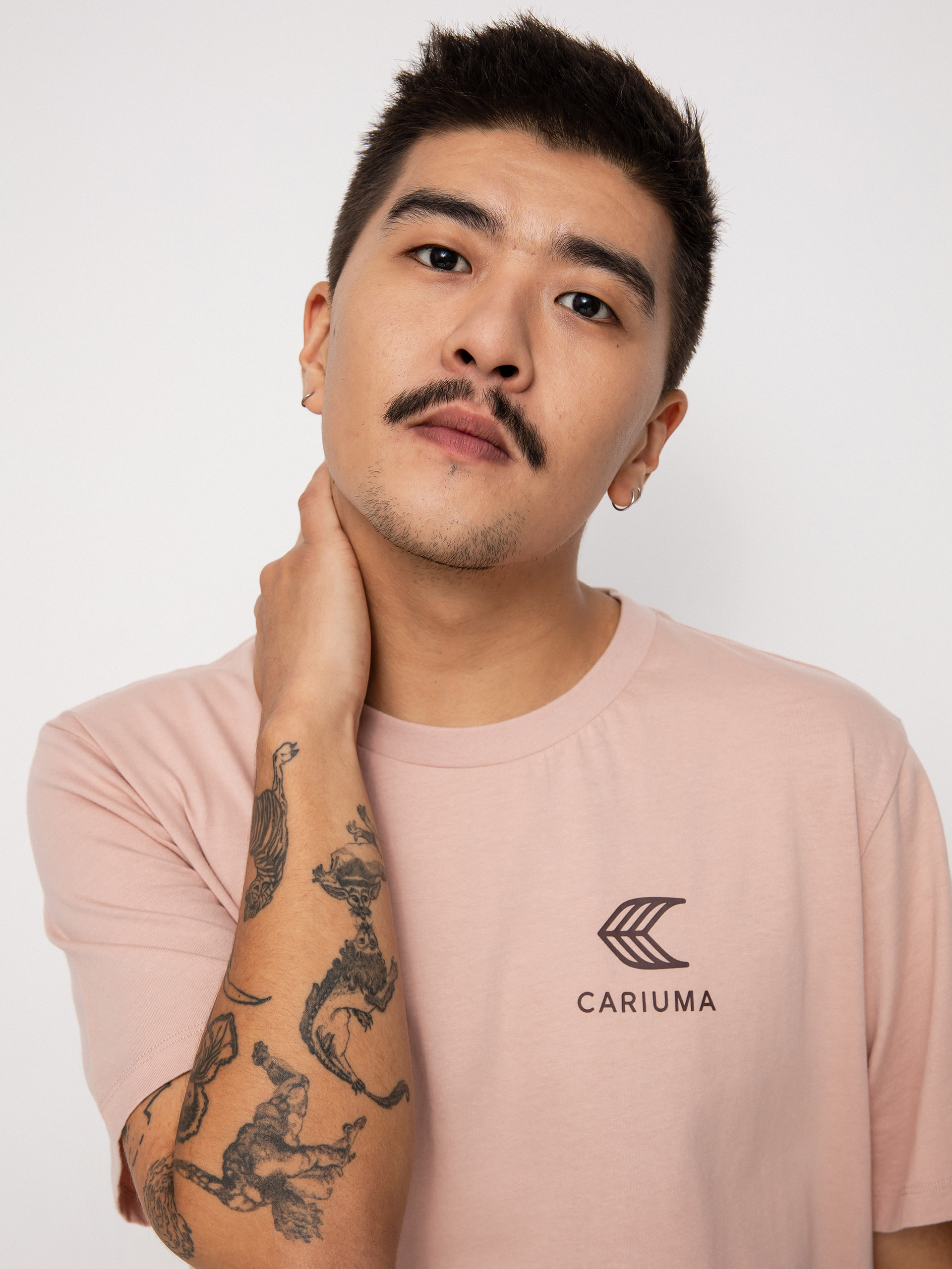 T-shirt Cariuma Skate with your Heart (rose)