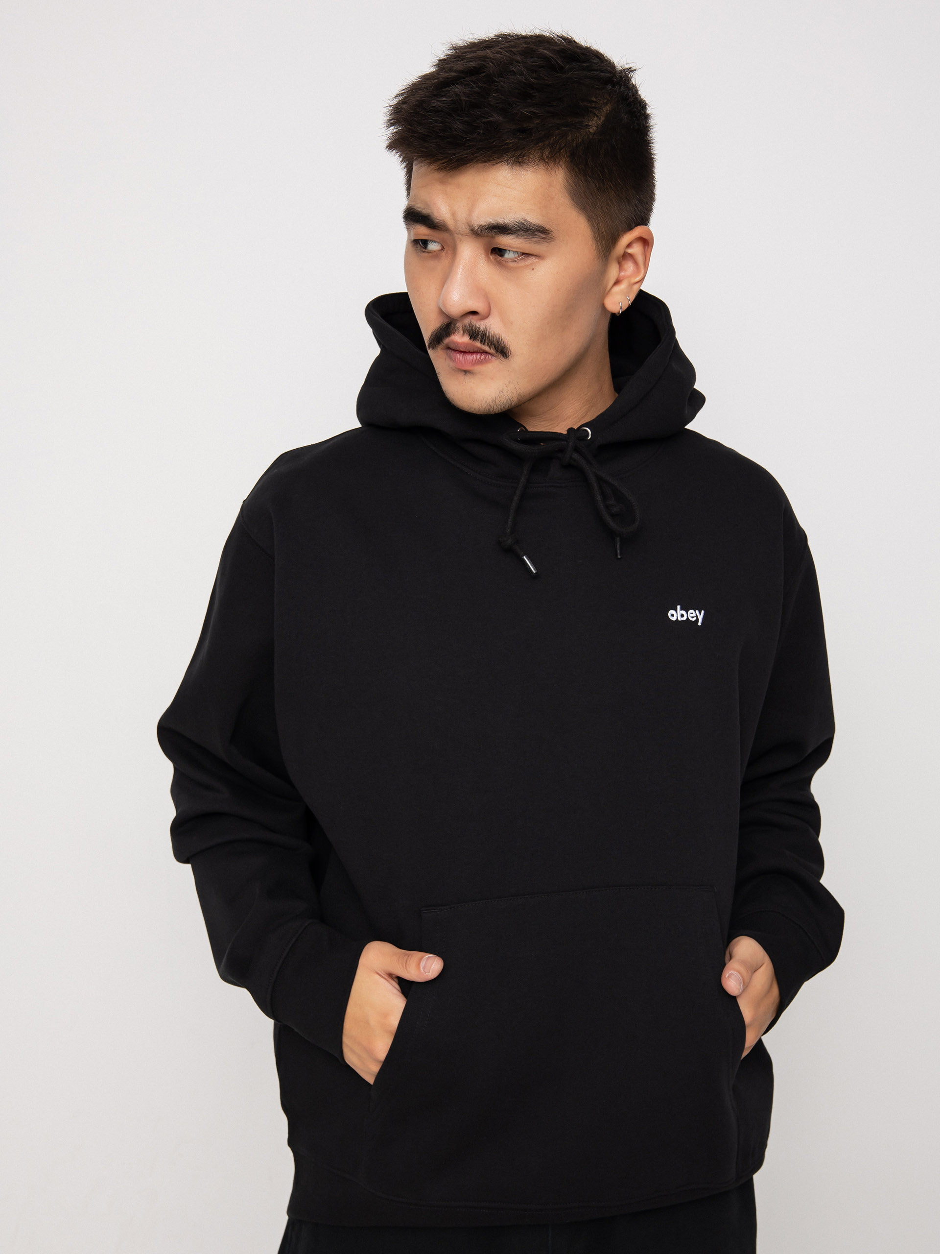 Bluza z kapturem OBEY Tab HD (black)