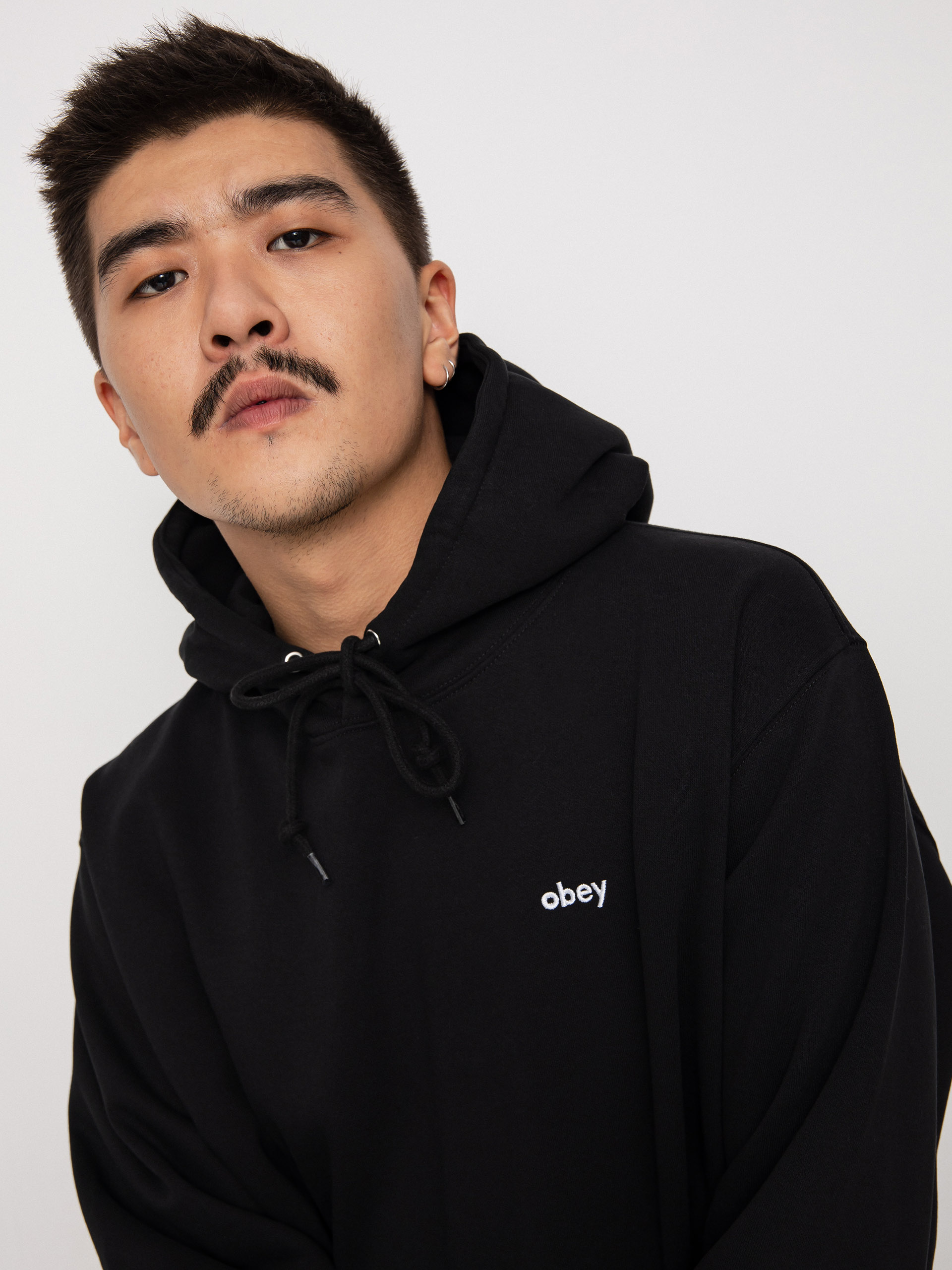 Bluza z kapturem OBEY Tab HD (black)