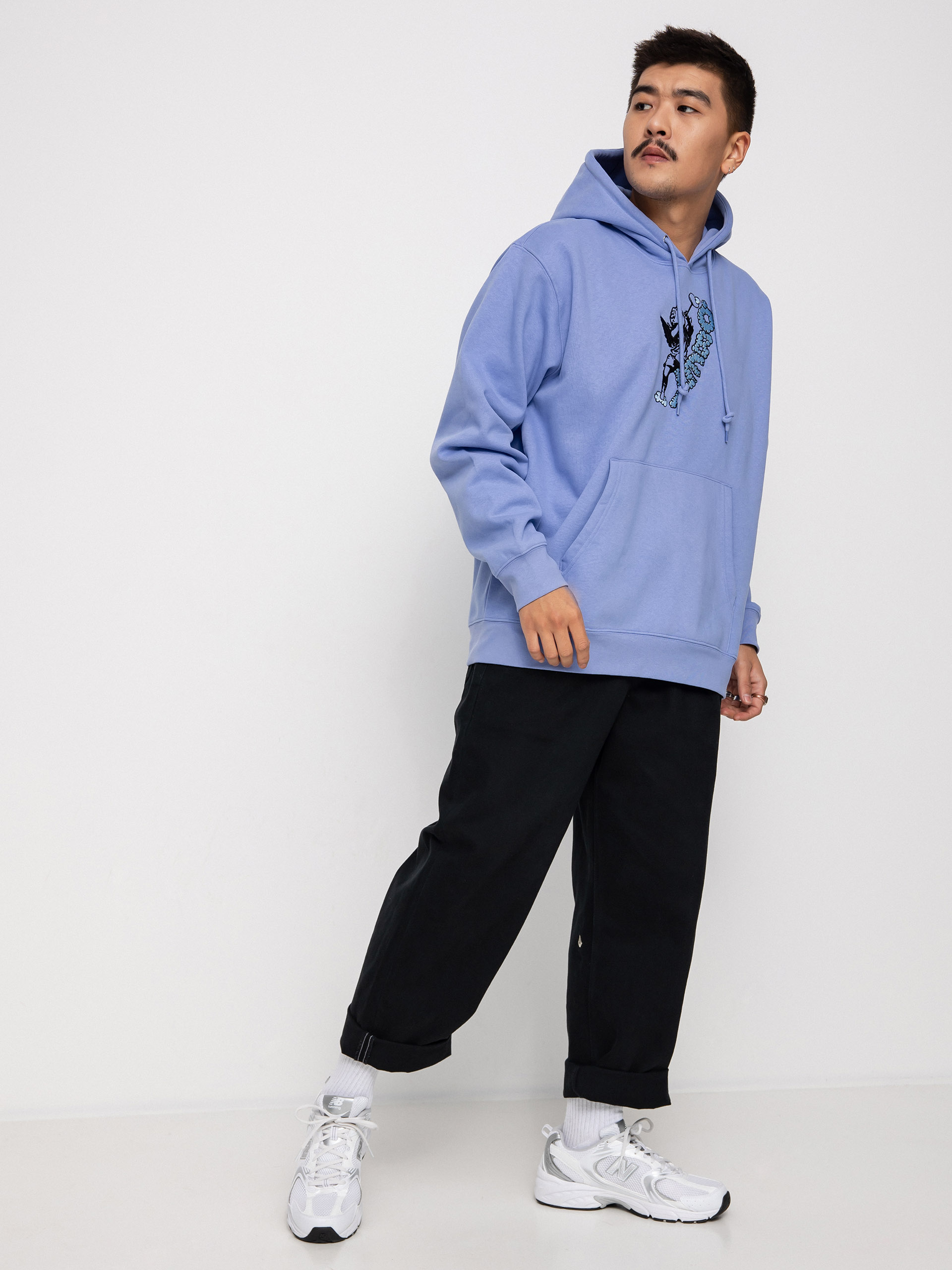 Bluza z kapturem OBEY Seven HD (digital violet)