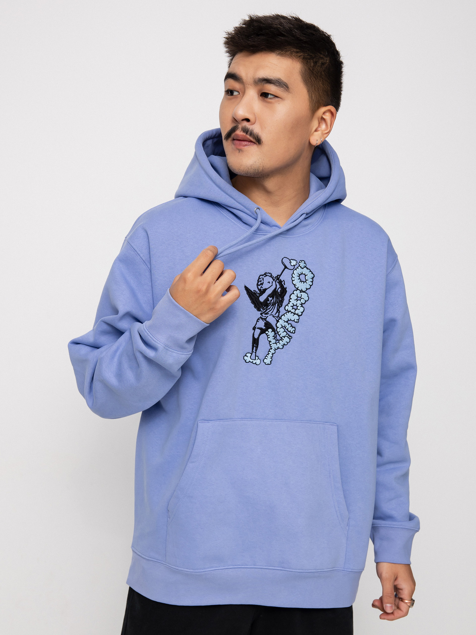 Bluza z kapturem OBEY Seven HD (digital violet)