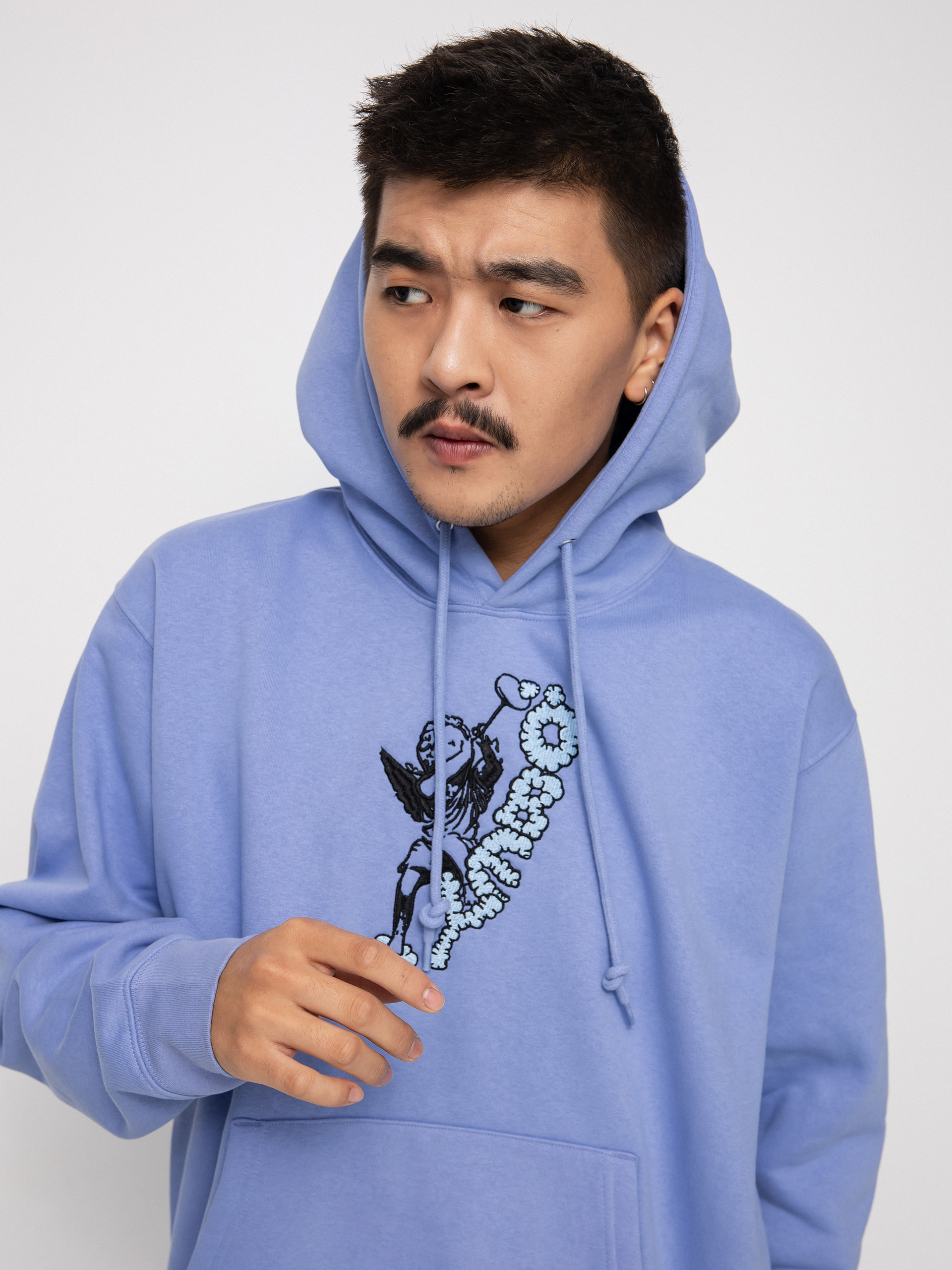 Bluza z kapturem OBEY Seven HD (digital violet)