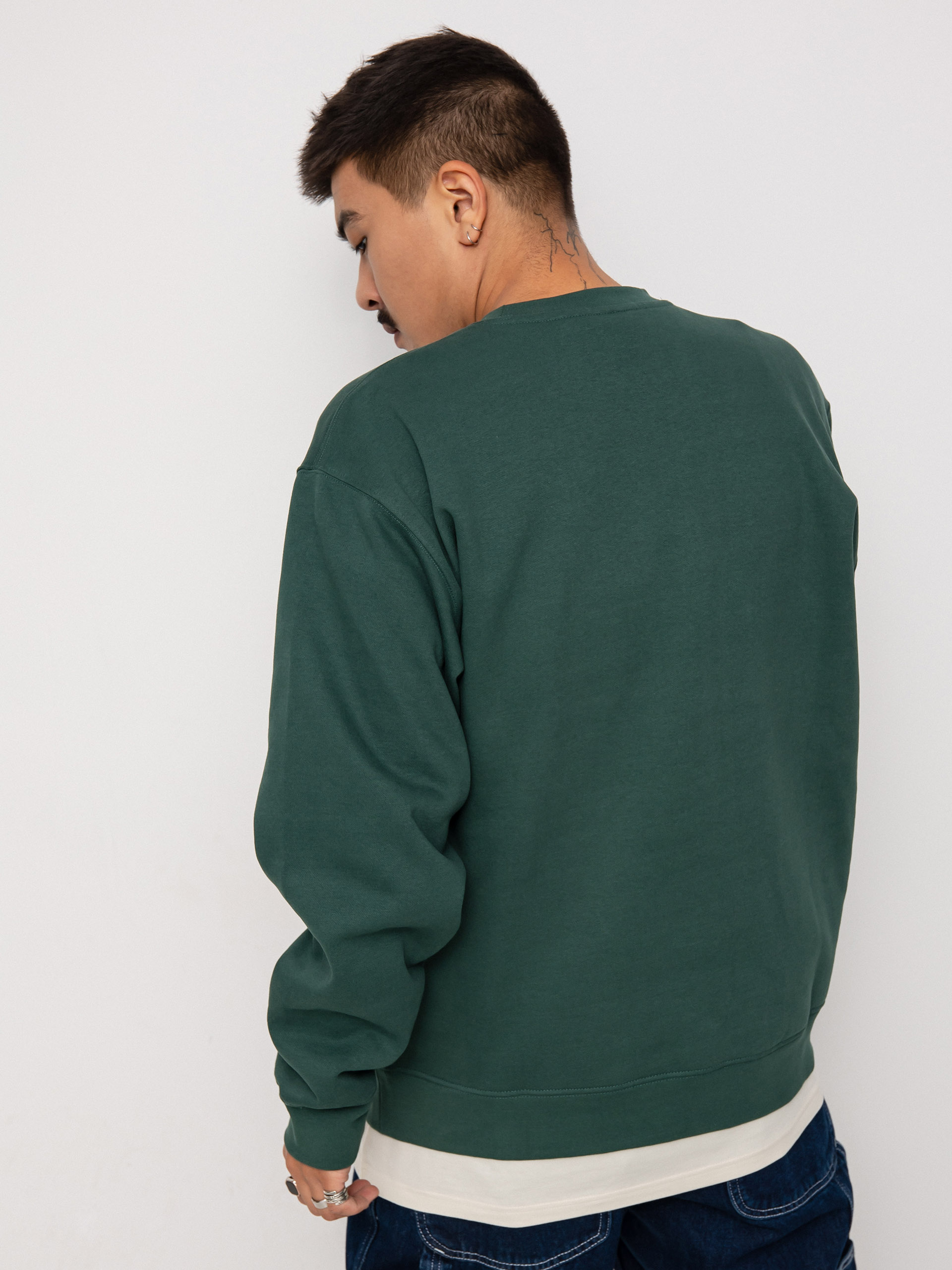 Bluza OBEY Lowercase (dark cedar)