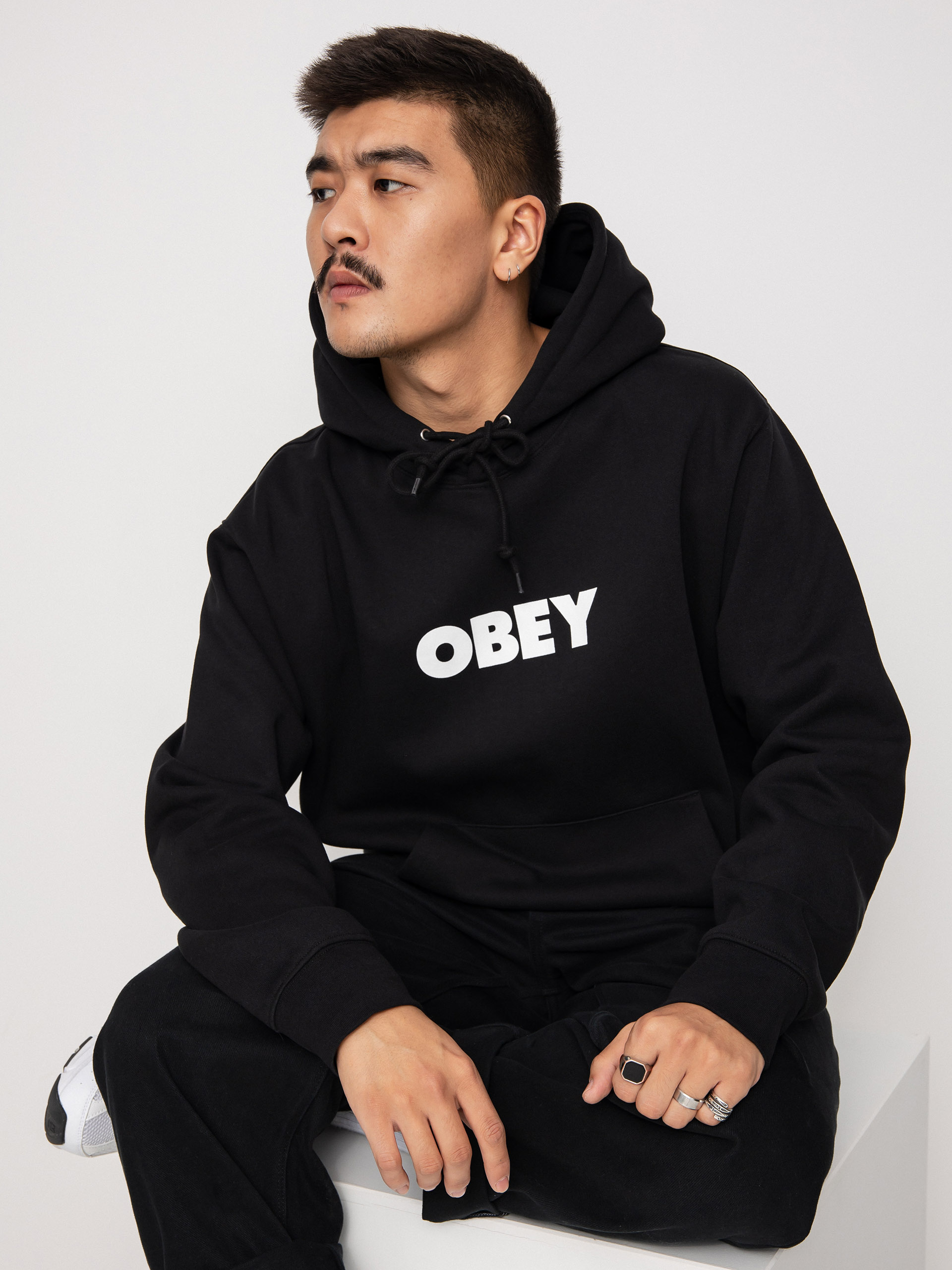 Bluza z kapturem OBEY Bold HD (black)