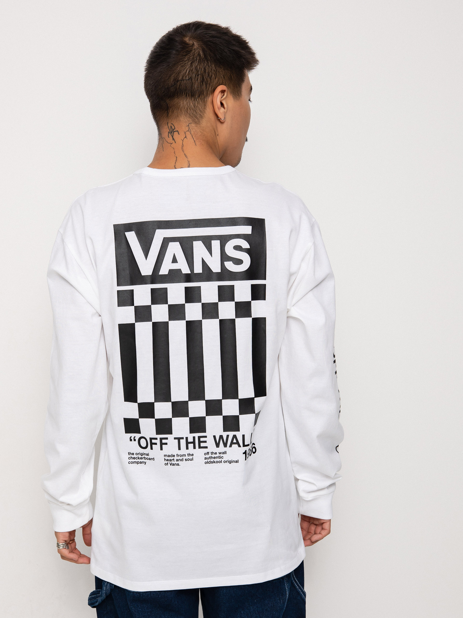 Longsleeve Vans Off The Wall Check Graphic (white)