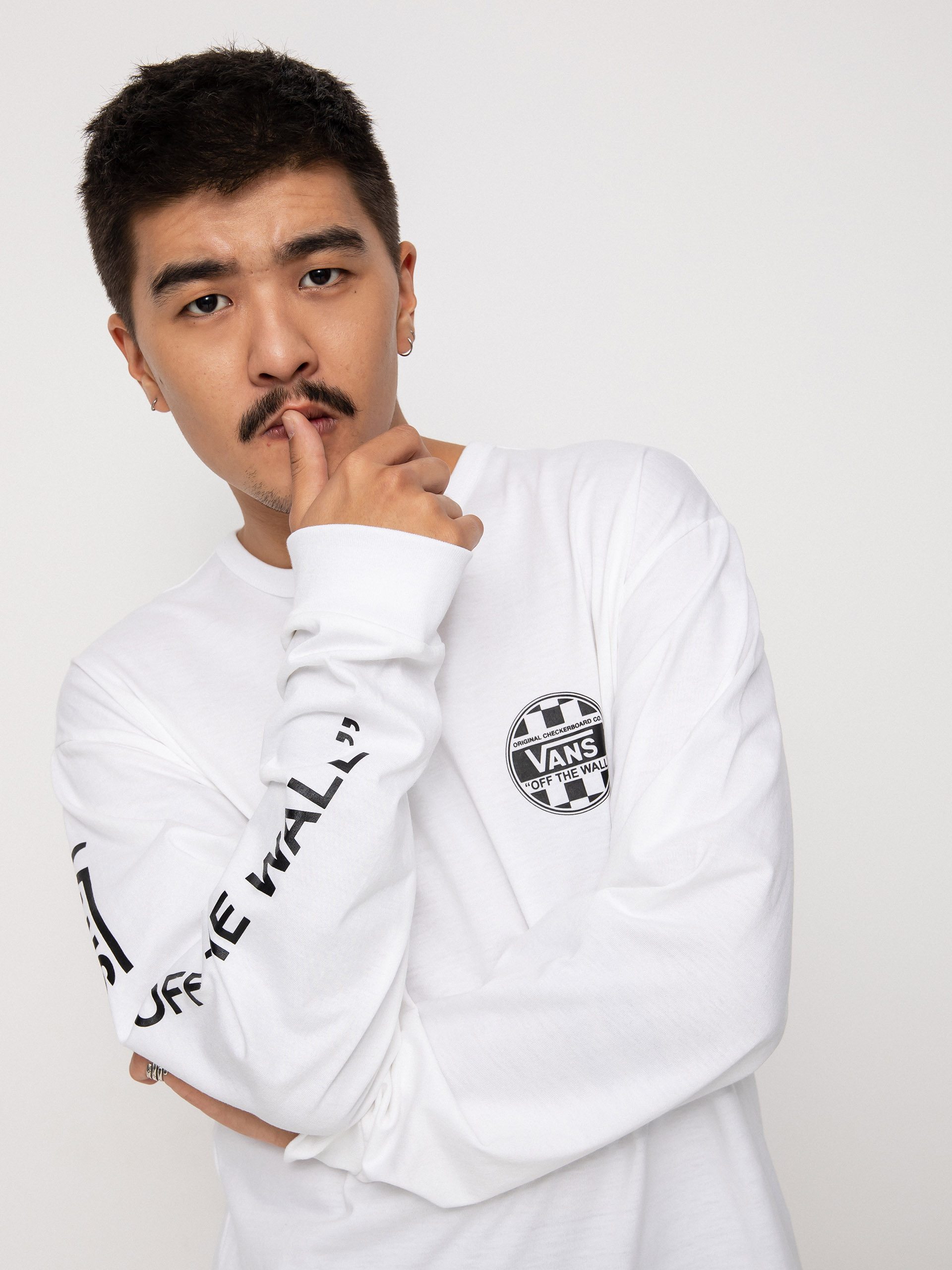 Longsleeve Vans Off The Wall Check Graphic (white)