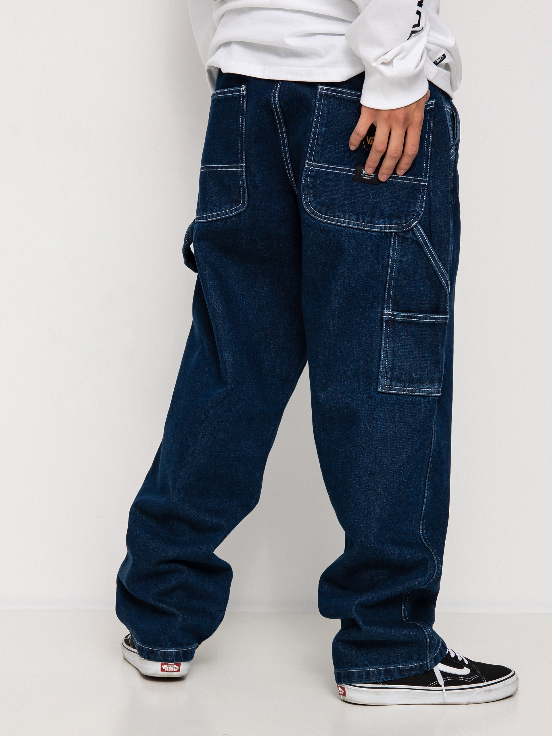 Spodnie Vans Drill Chore Louniwe Tapered Denim (midnight rinse)