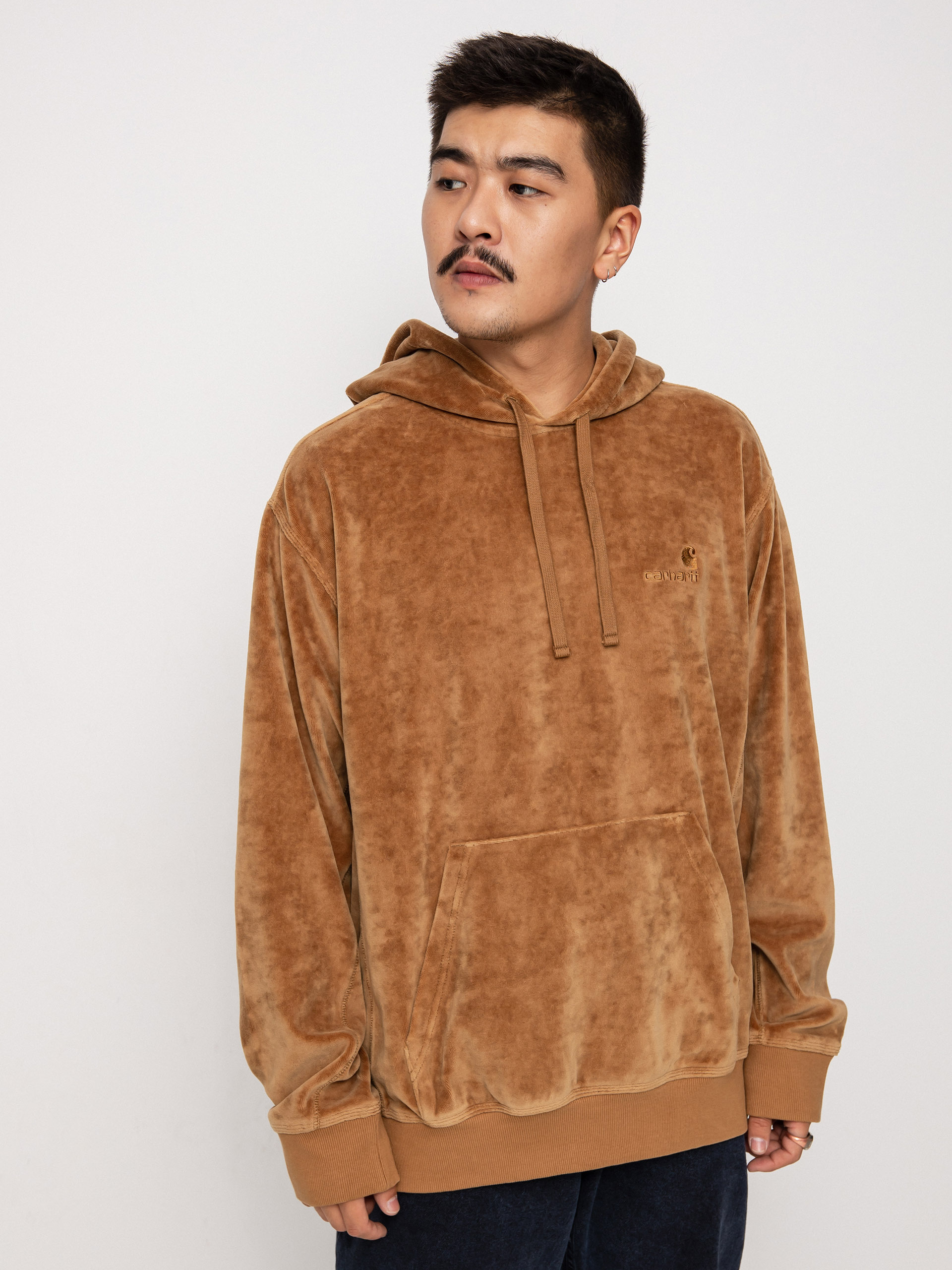 Bluza z kapturem Carhartt WIP United Script HD (jasper)