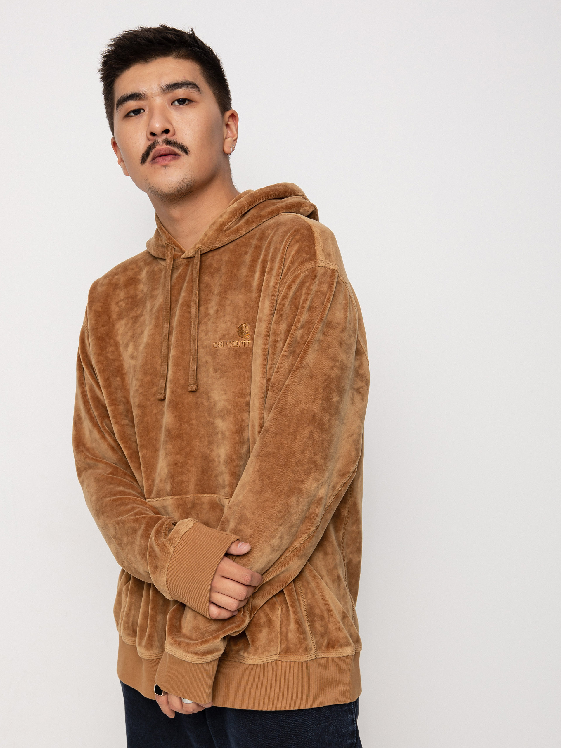 Bluza z kapturem Carhartt WIP United Script HD (jasper)