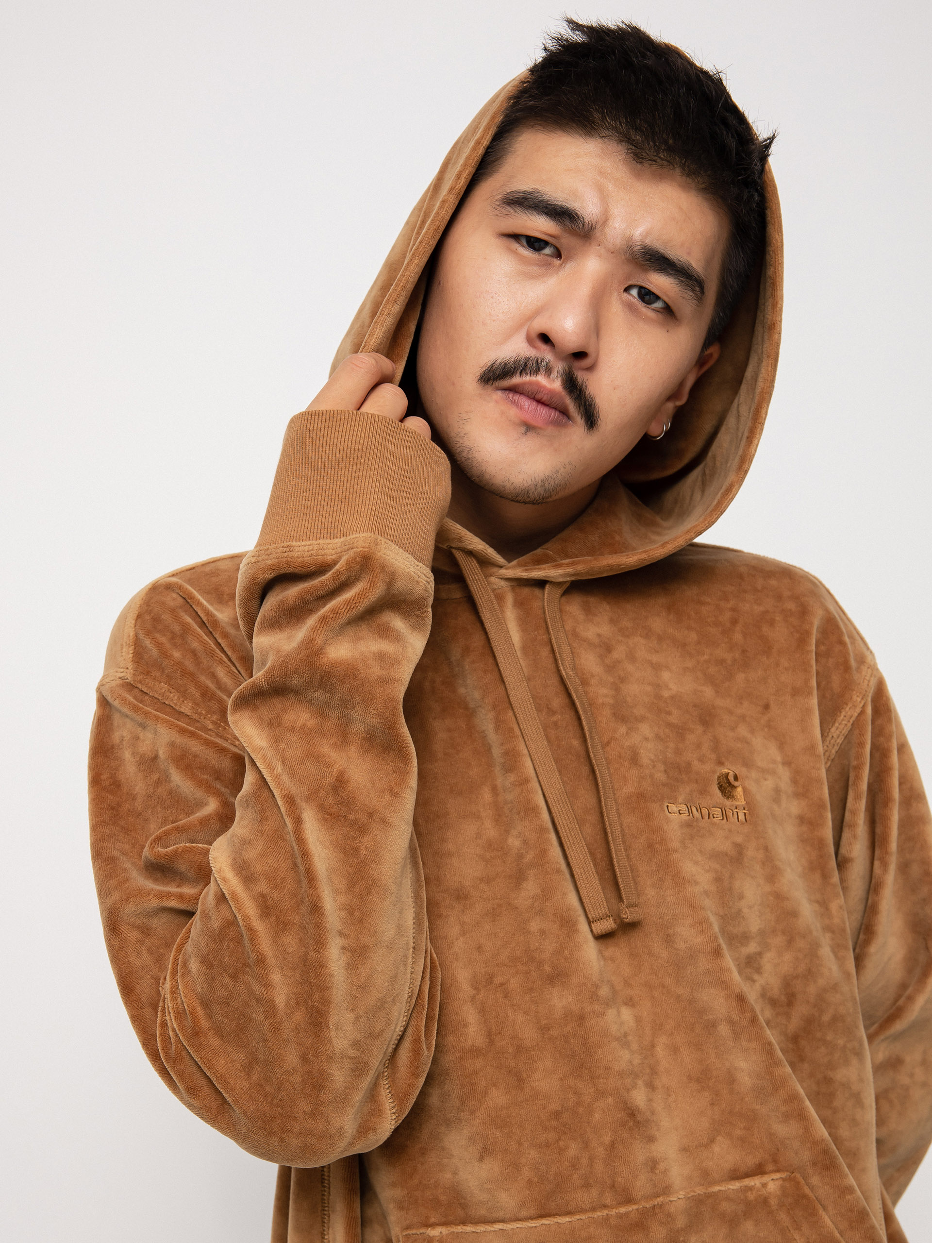 Bluza z kapturem Carhartt WIP United Script HD (jasper)