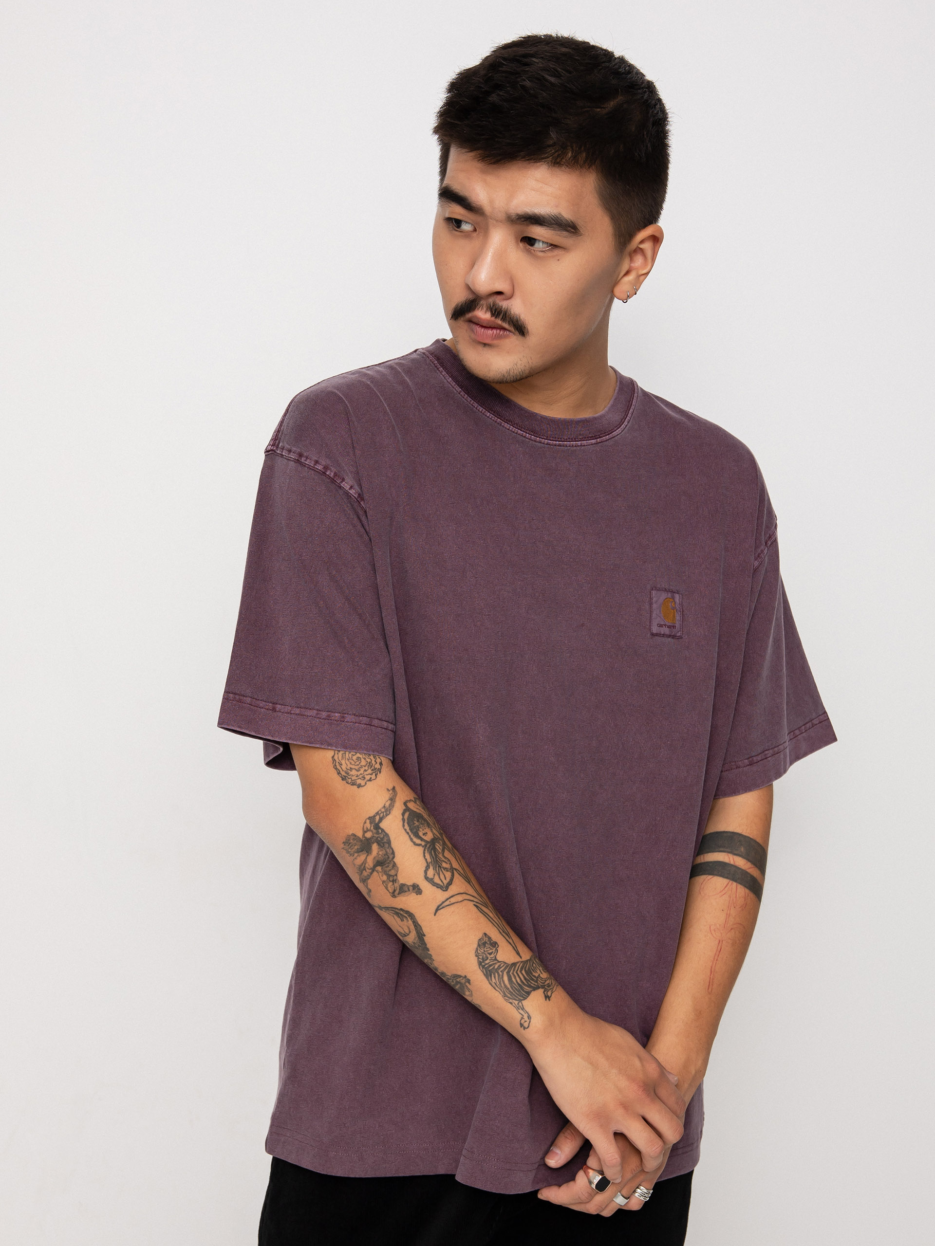 T-shirt Carhartt WIP Vista (dark plum)