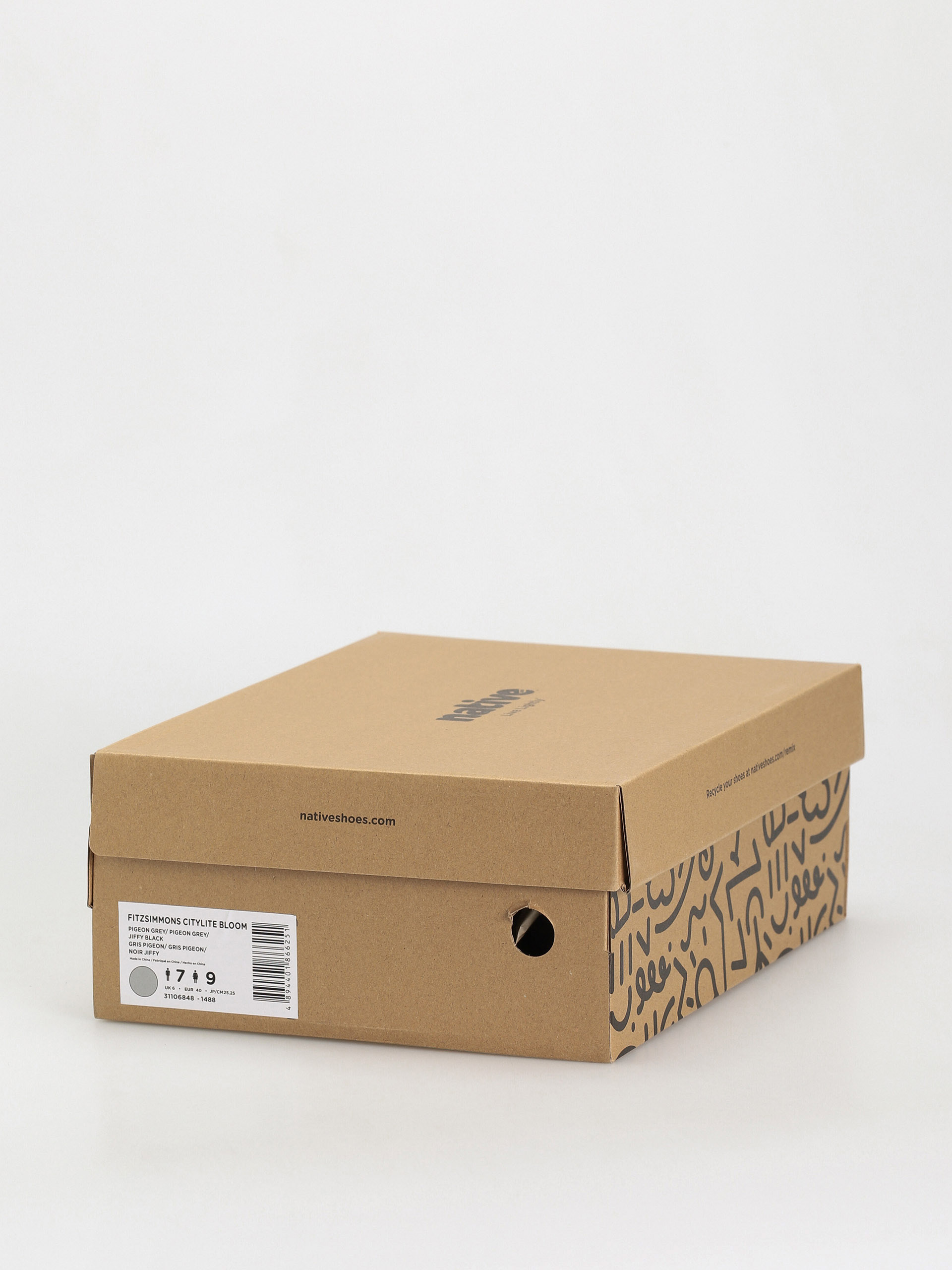 Buty zimowe Native Fitzsimmons Citylite (pigeon grey/pigeon grey/jiffy black)