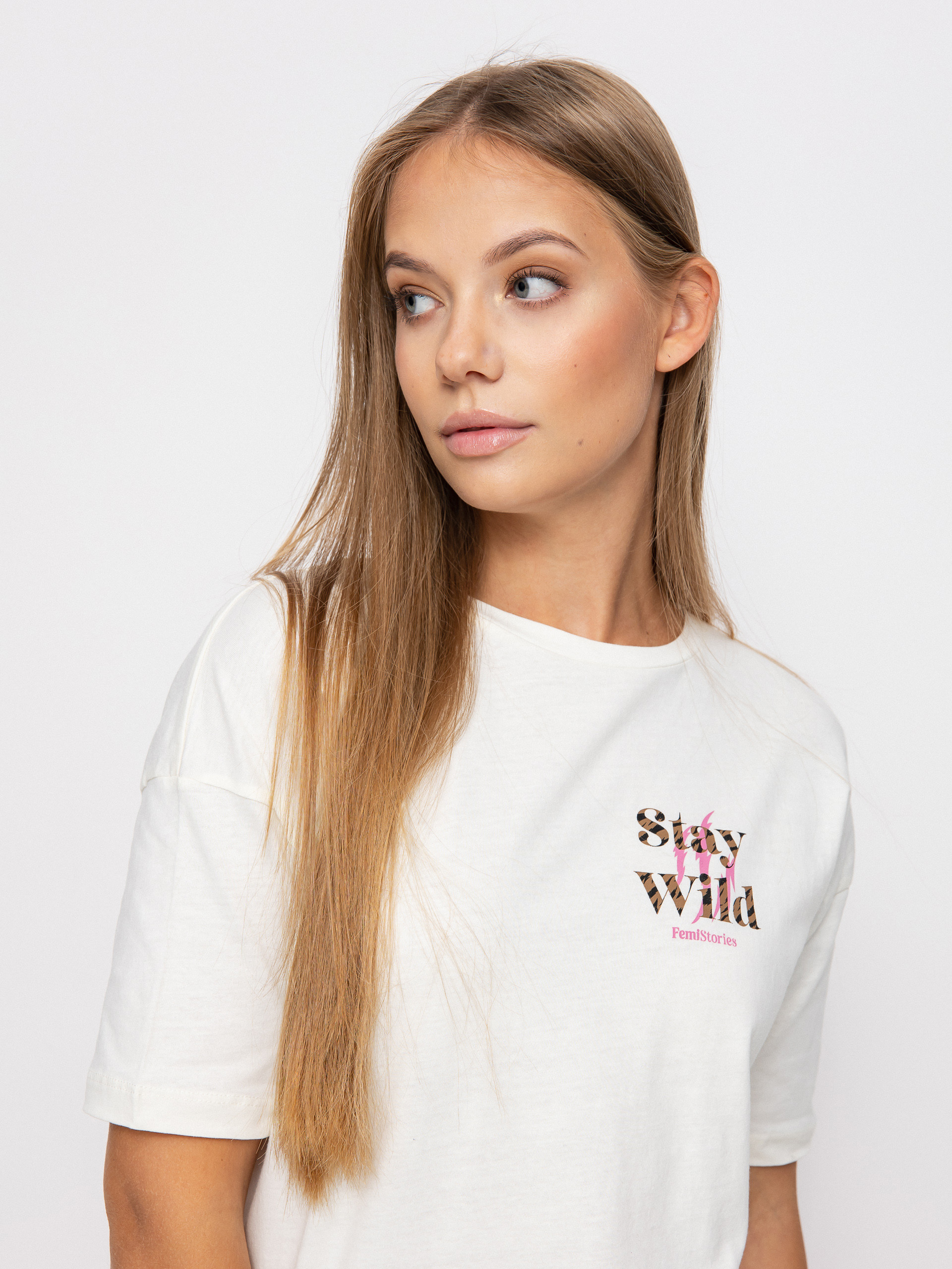 T-shirt Femi Stories Loose Wmn (ecr)