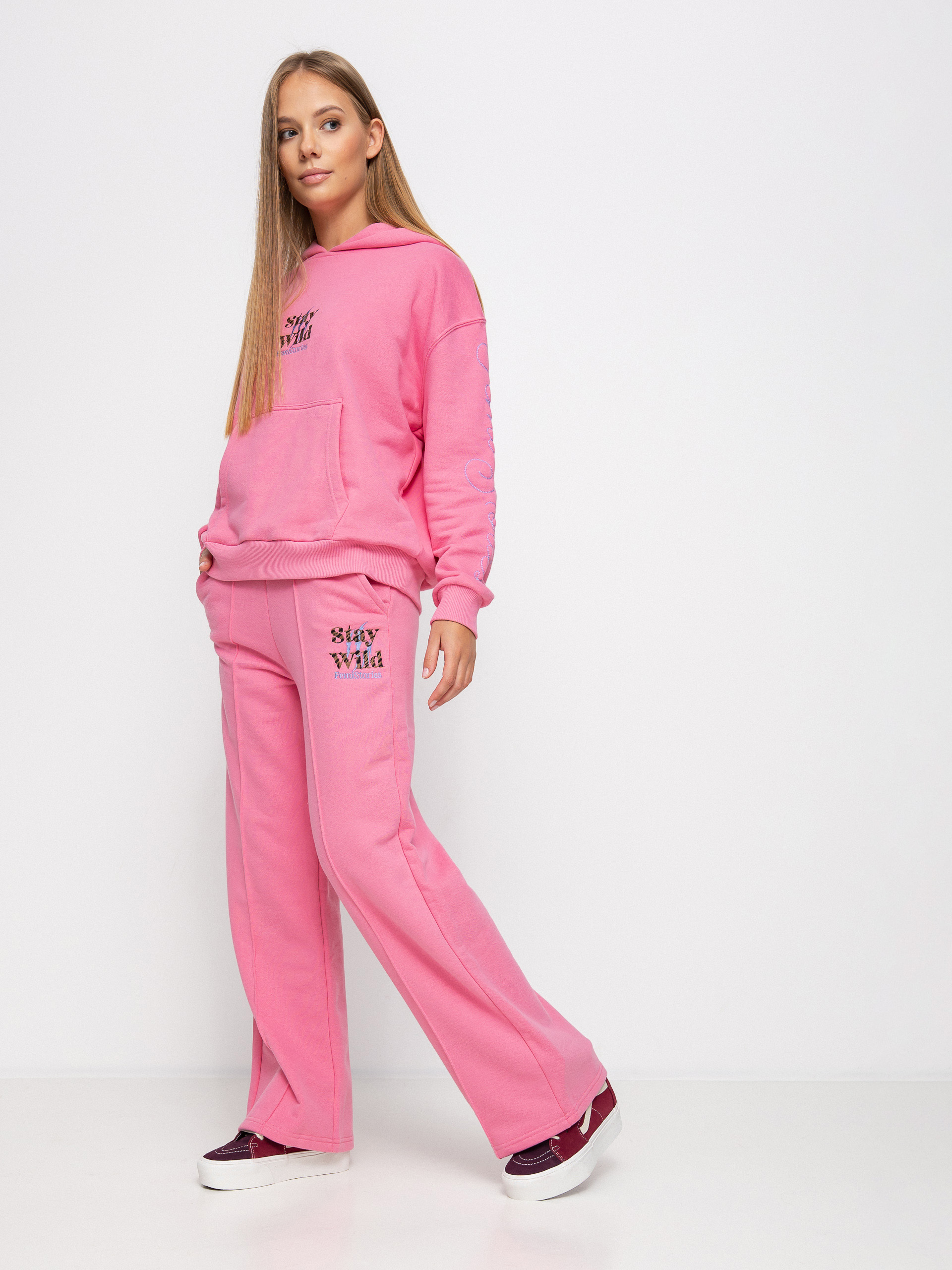 Spodnie Femi Stories Flare Wmn (pnk)