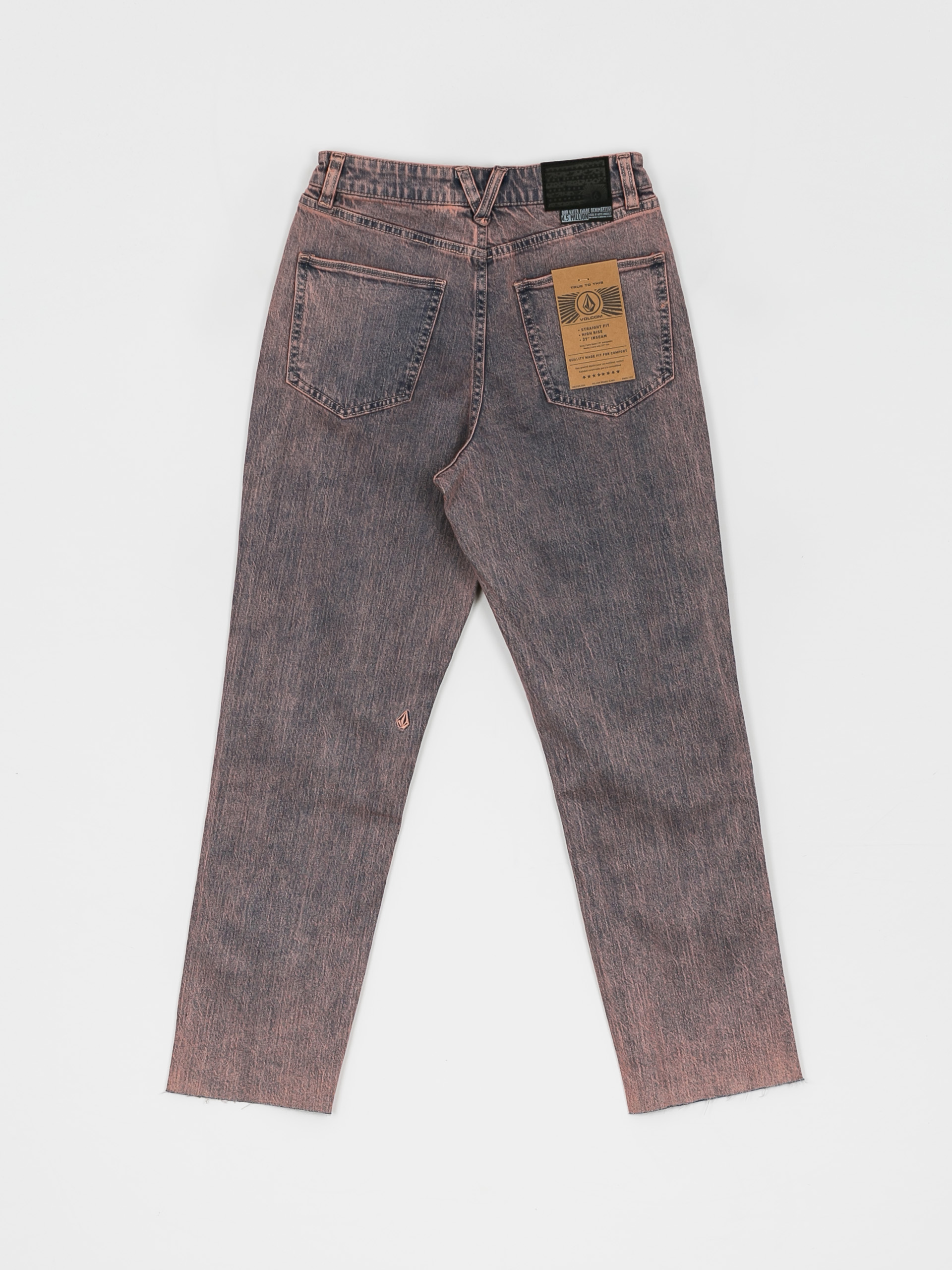 Spodnie Volcom Stoned Straight Wmn (coral haze)