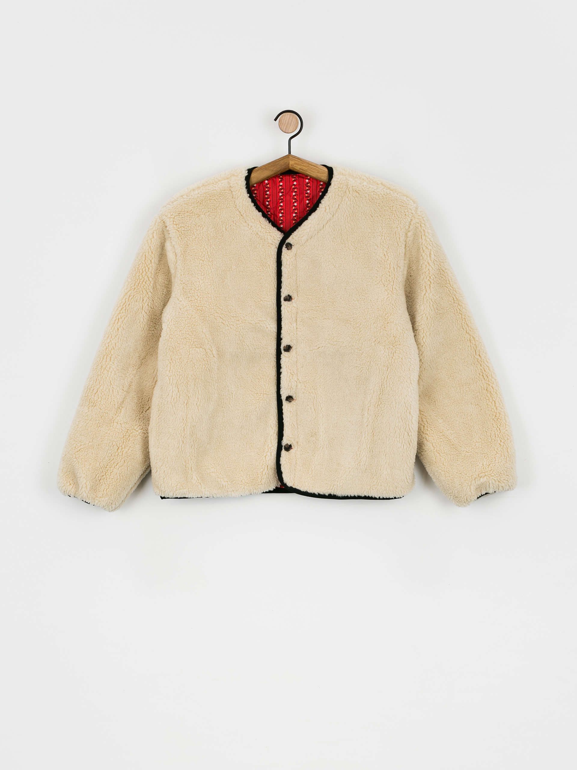 Kurtka Brixton Sherpa Reversible Padded Wmn (mars red praire floral)