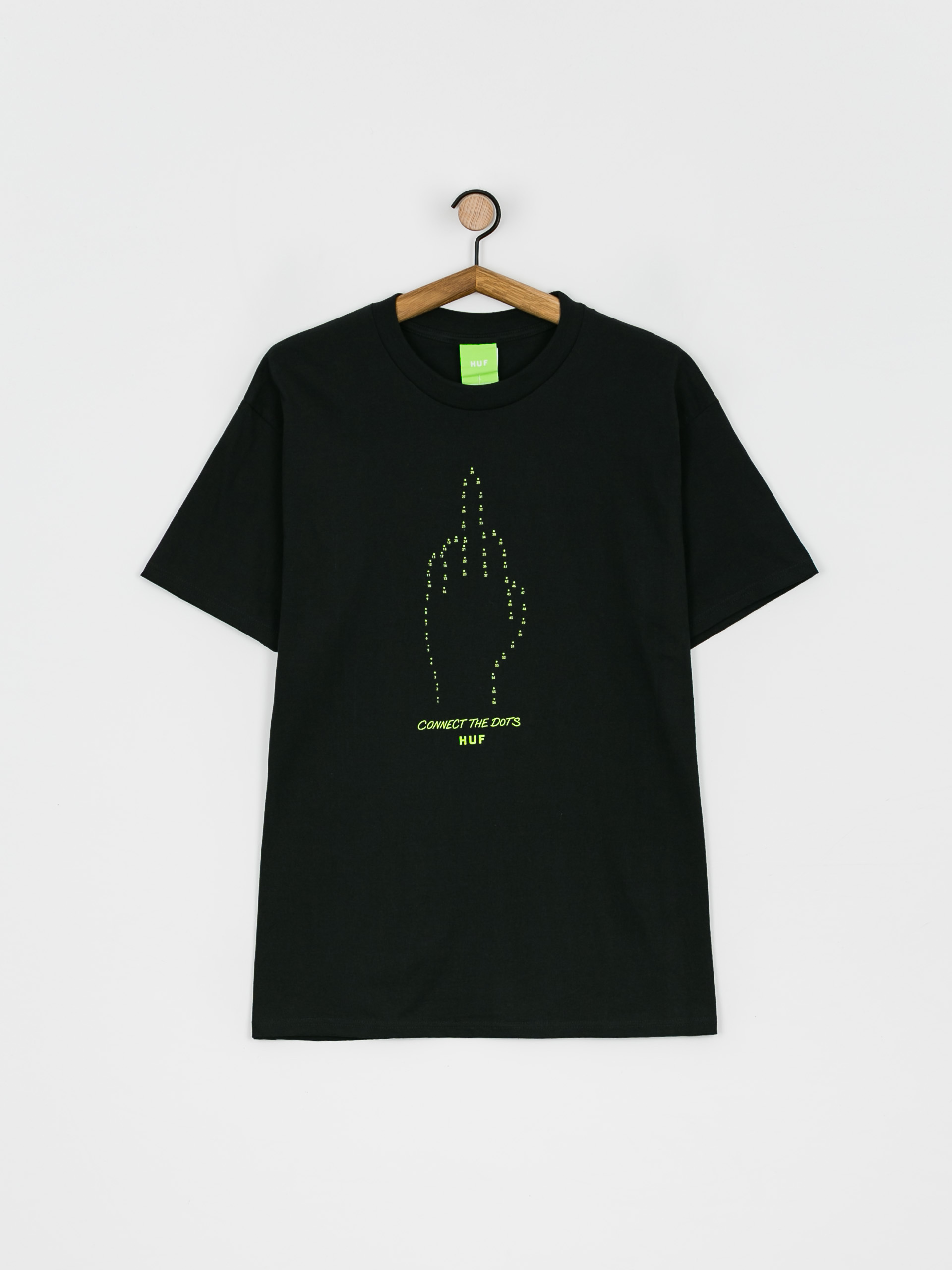 T-shirt HUF Connect The Dots (black)