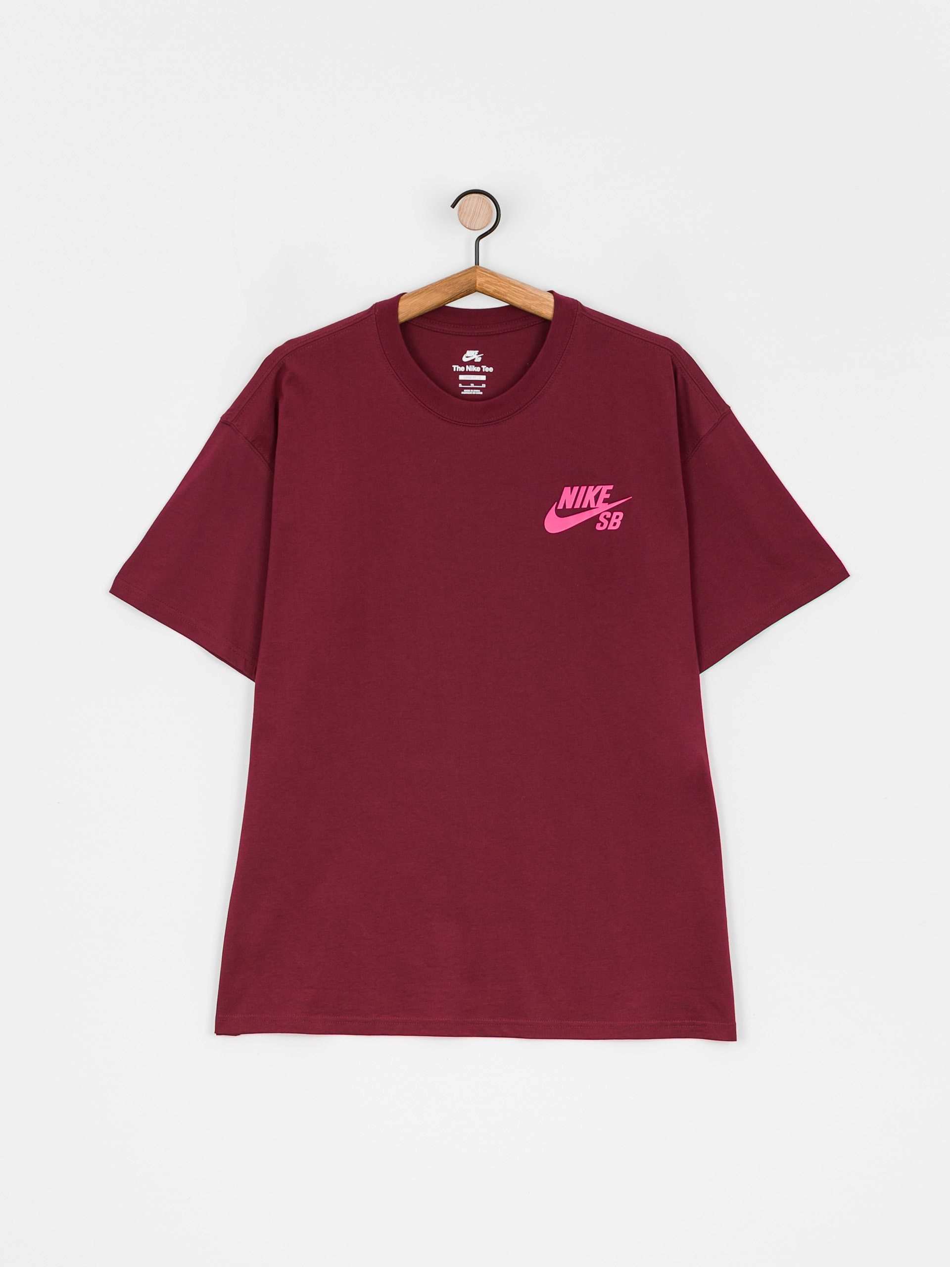 T-shirt Nike SB Logo (dark beetroot)