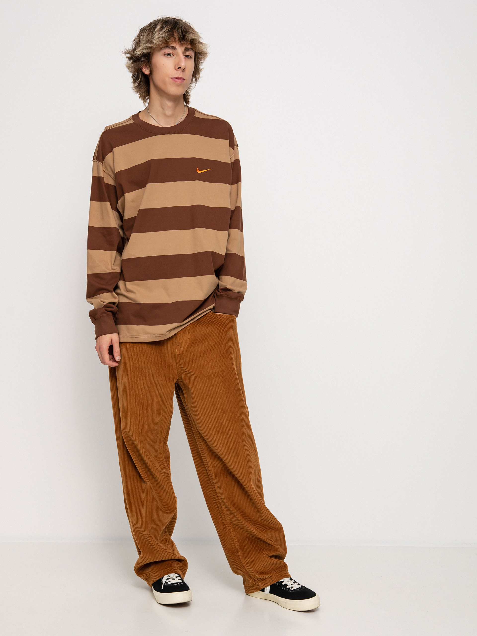 Longsleeve Nike SB Stripe (cacao  wow/dk driftwood)