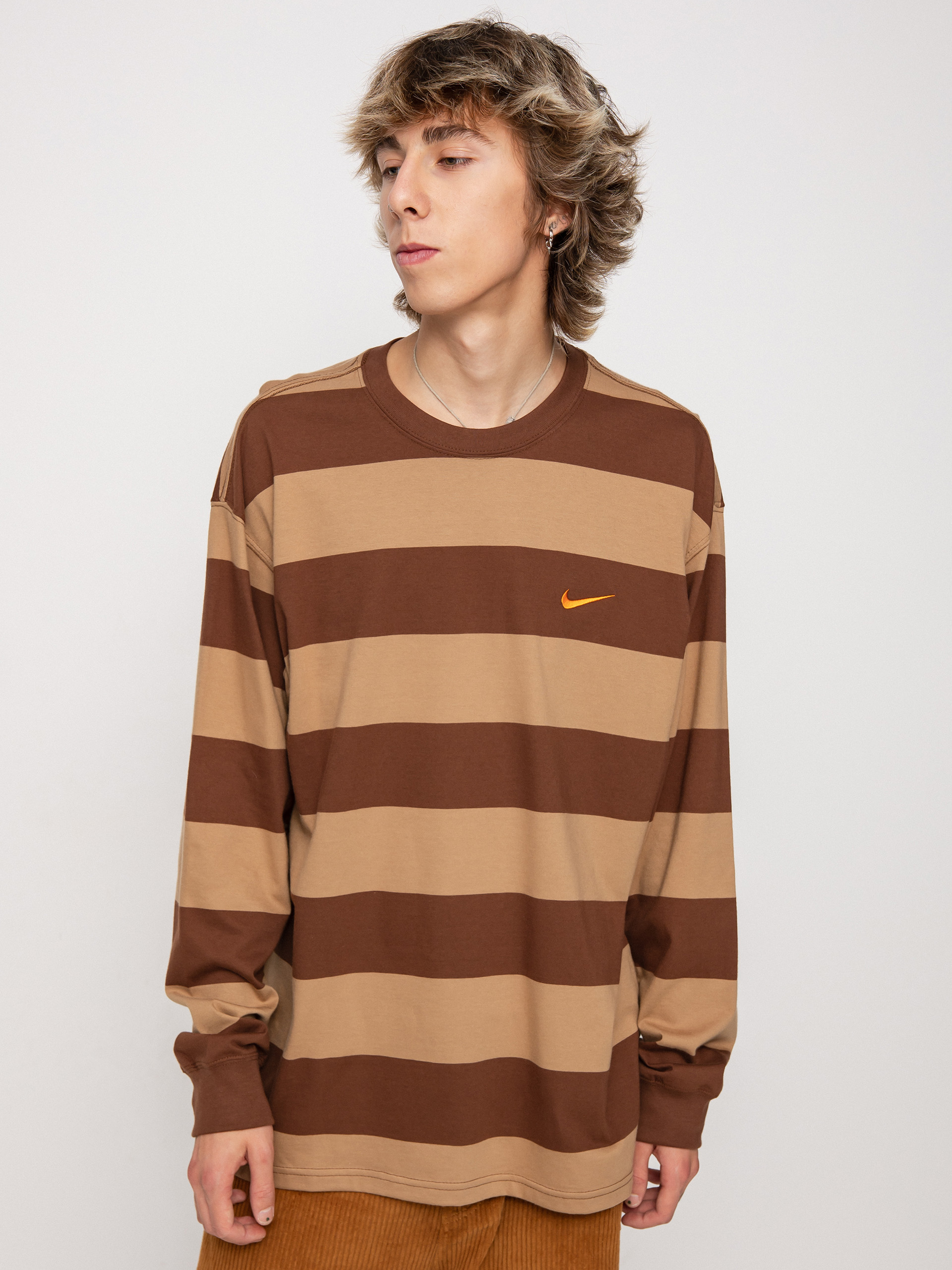 Longsleeve Nike SB Stripe (cacao  wow/dk driftwood)