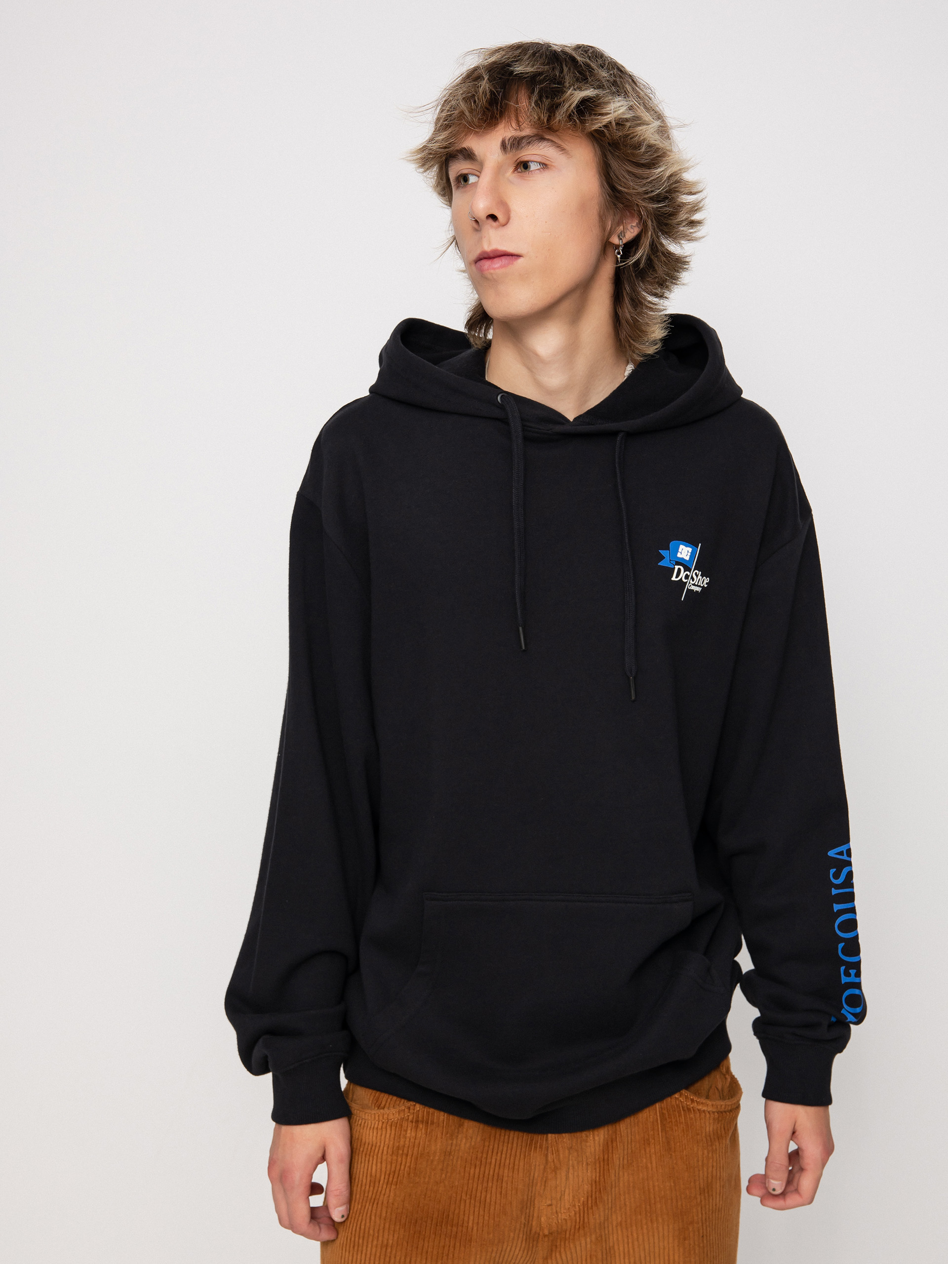 Bluza z kapturem DC Flagged HD (black)