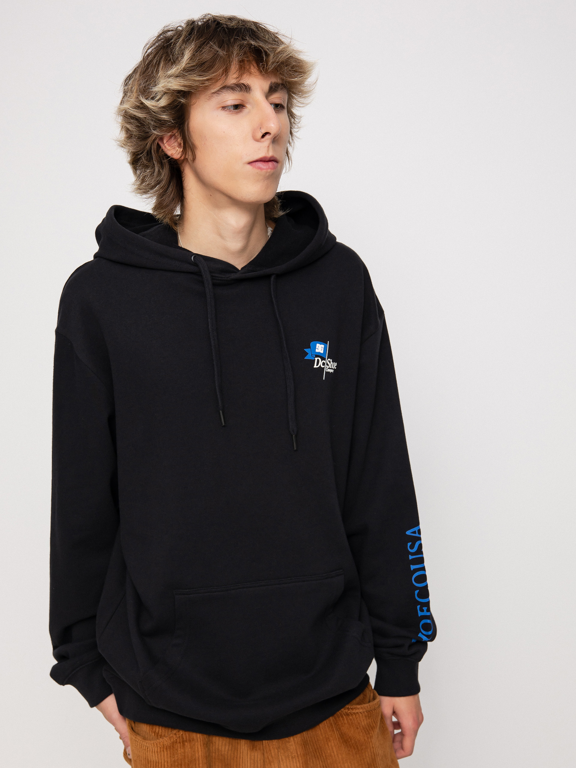 Bluza z kapturem DC Flagged HD (black)