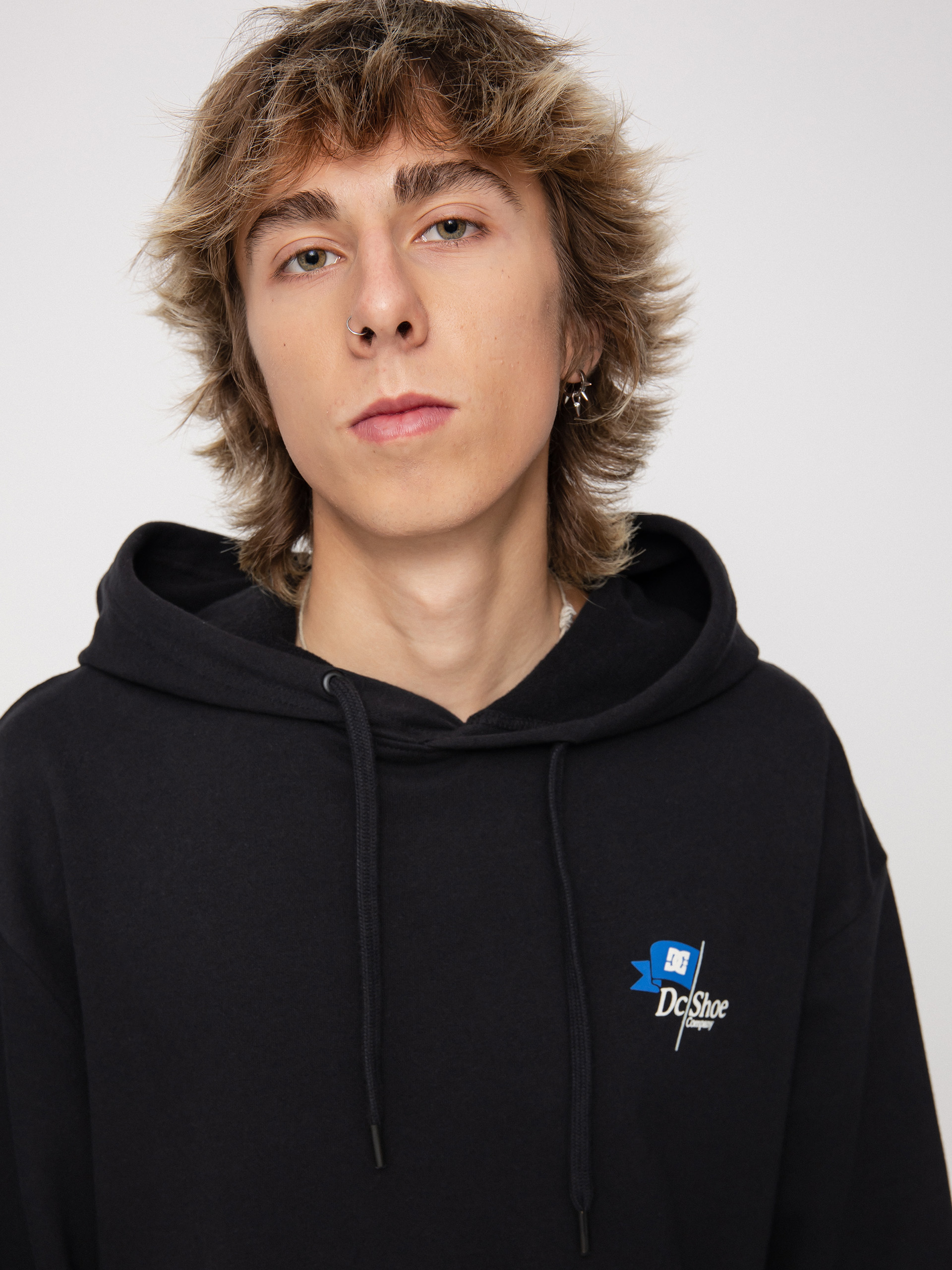 Bluza z kapturem DC Flagged HD (black)