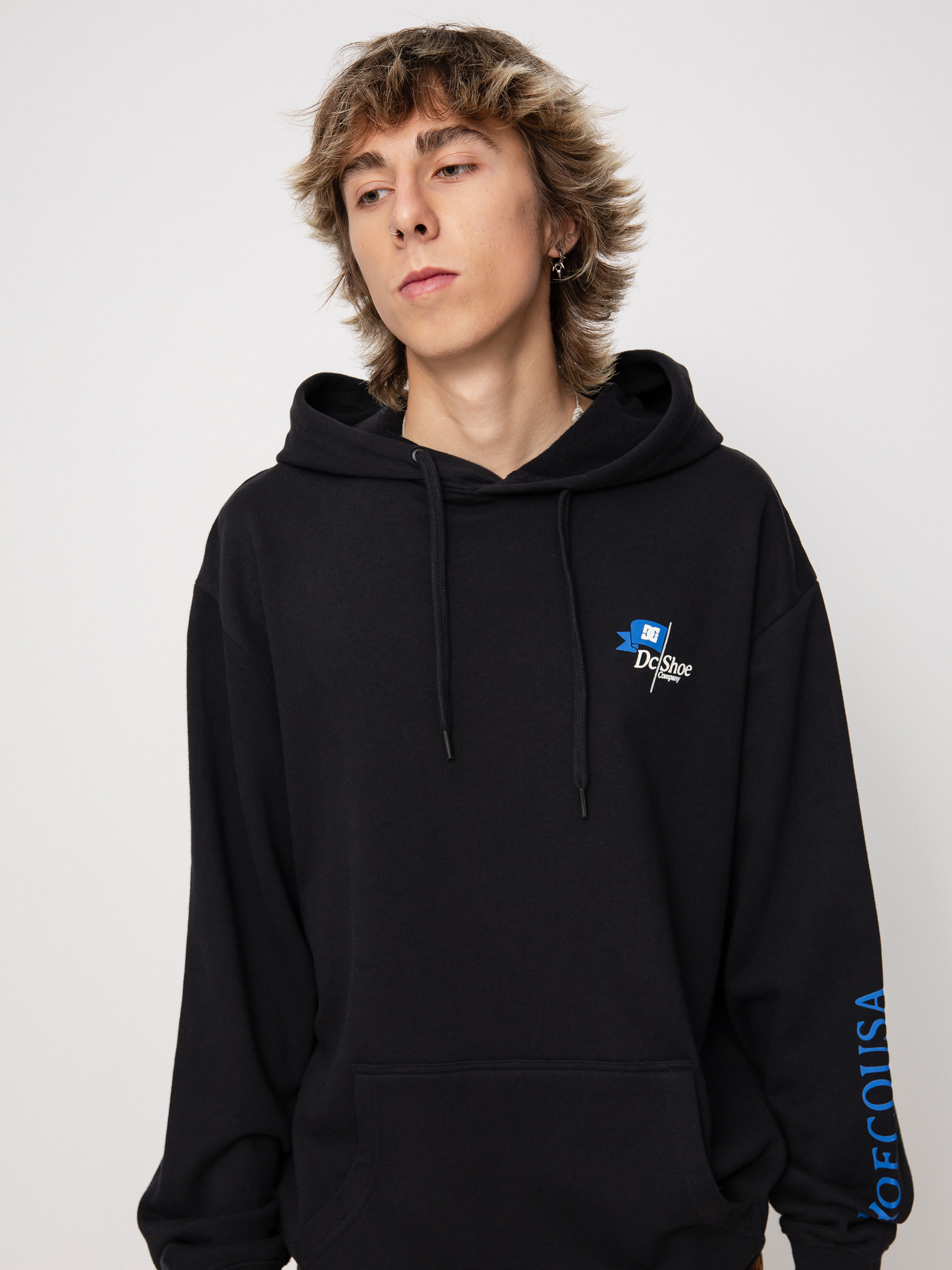 Bluza z kapturem DC Flagged HD (black)
