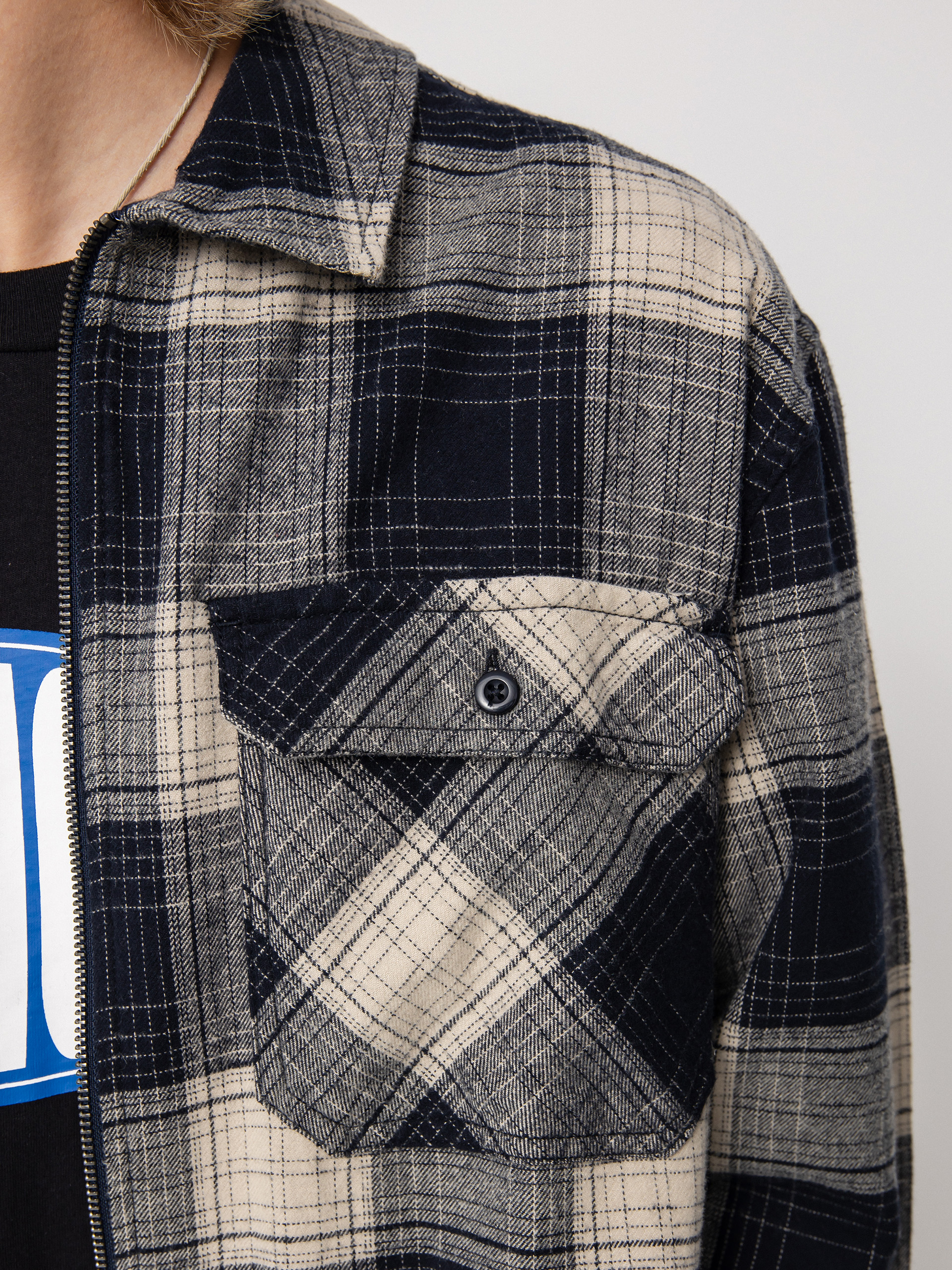 Koszula DC The Trapper (navy blzr/ pelcan pl)