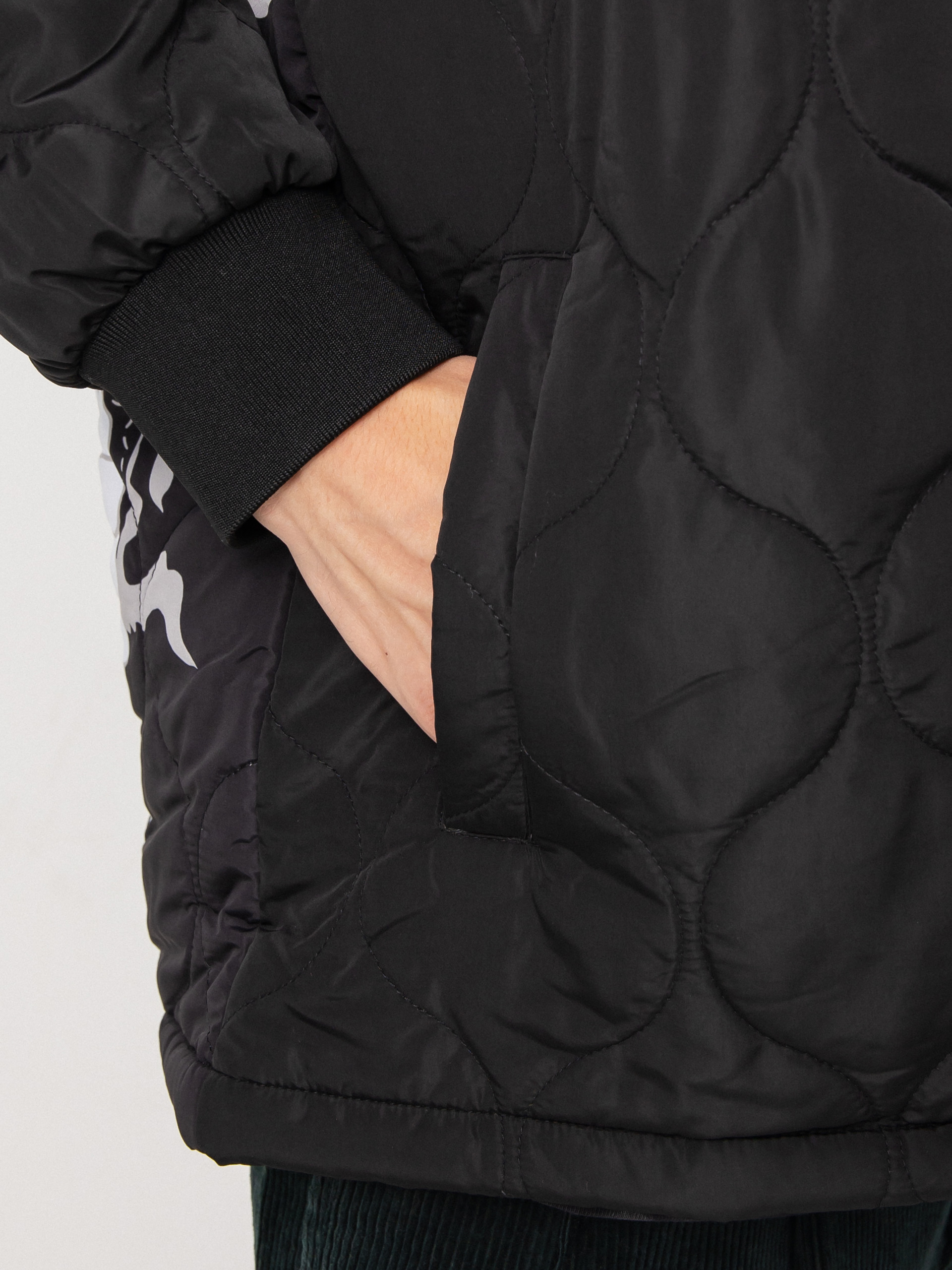 Kurtka RipNDip Mystic Jerm Quilted Bomber (black)