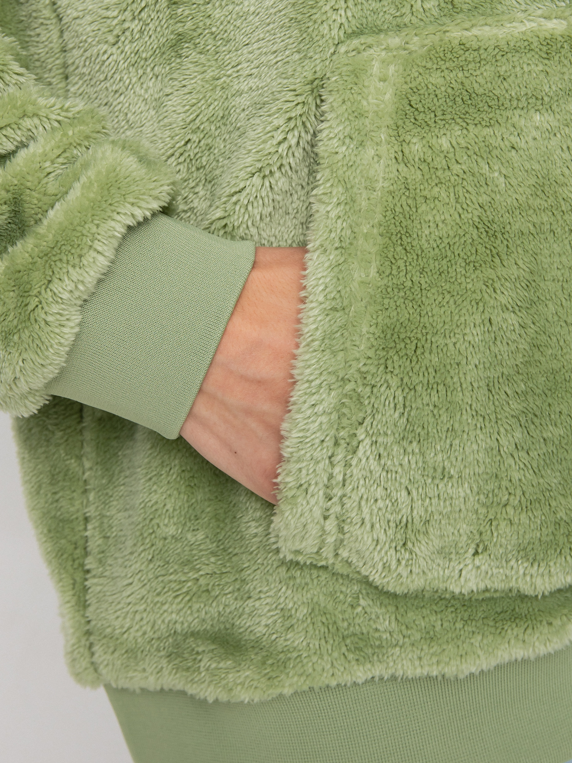 Bluza z kapturem RipNDip Waves Sherpa HD (pistachio)