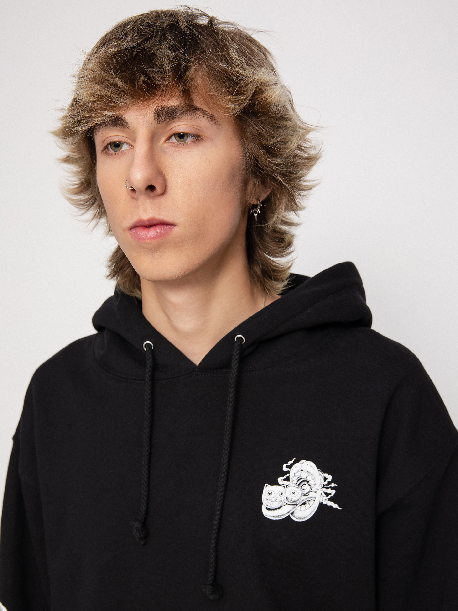 Bluza z kapturem RipNDip Dark Twisted HD (black)
