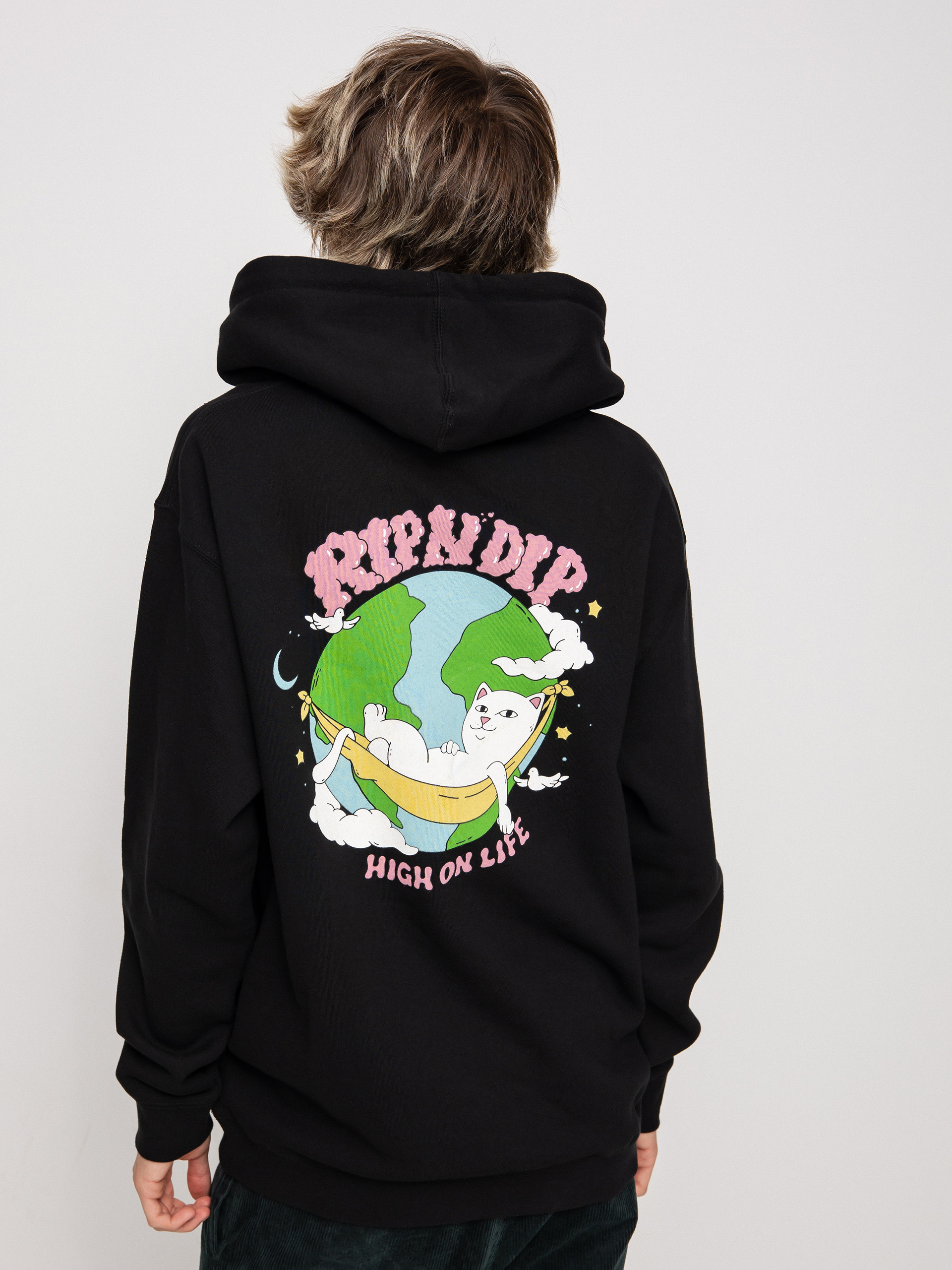 Bluza z kapturem RipNDip High On Life HD (black)