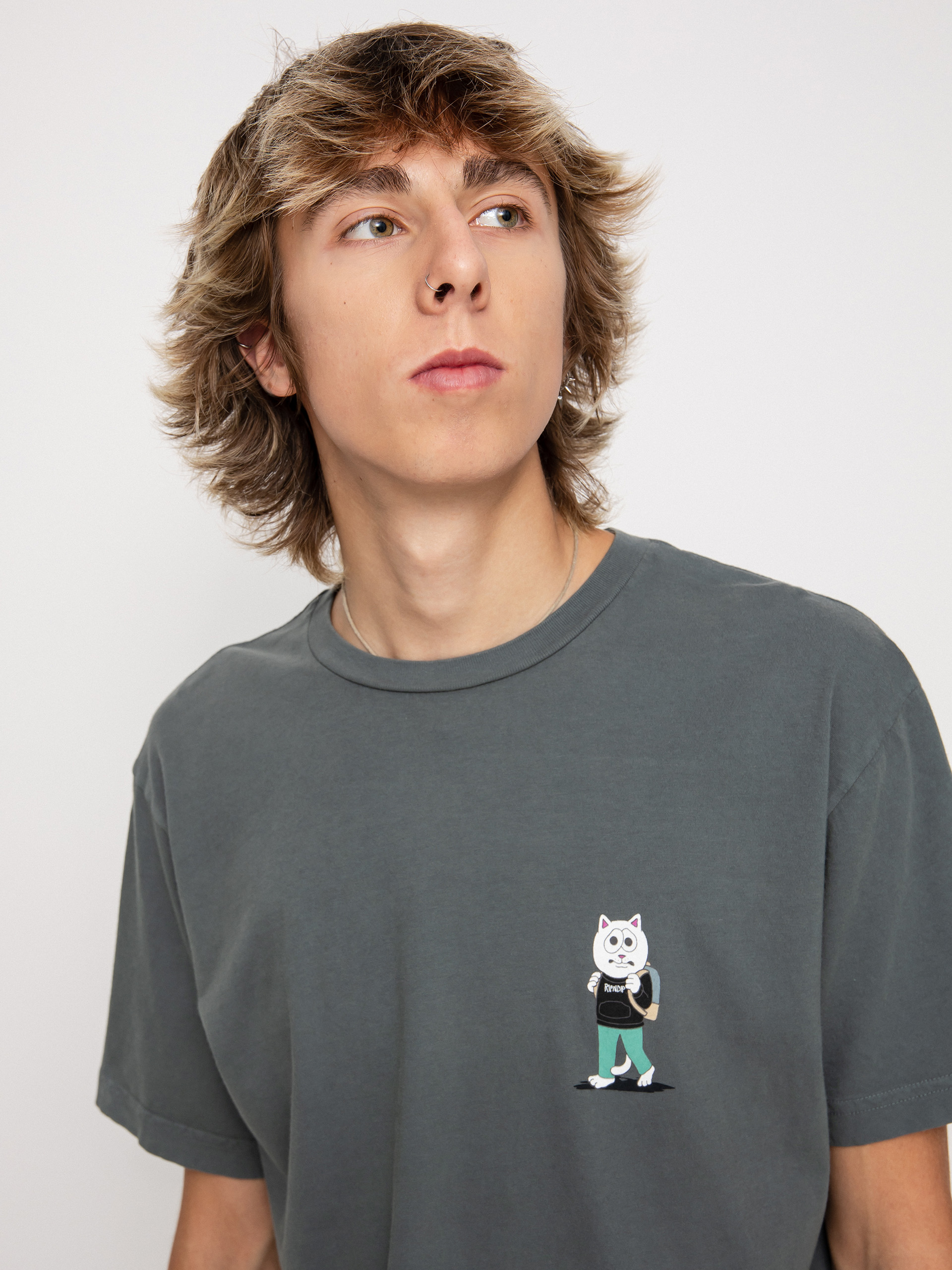 T-shirt RipNDip Scary Hours (charcoal)