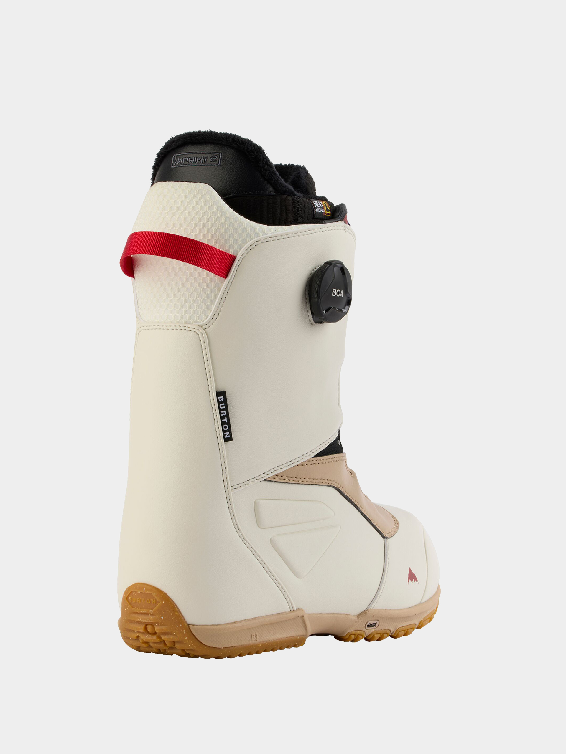 Męskie Buty snowboardowe Burton Ruler Boa (stout white/red)
