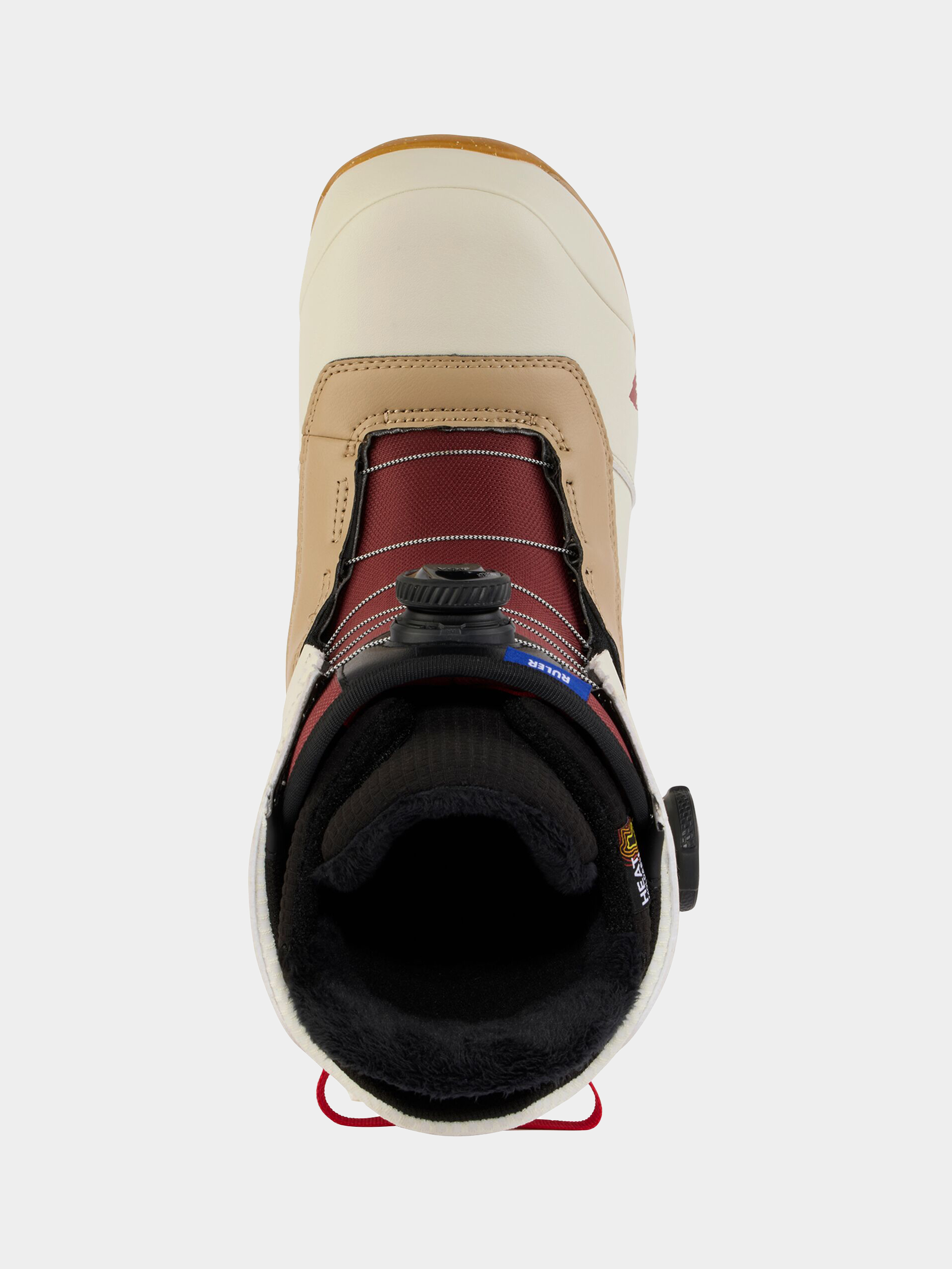 Męskie Buty snowboardowe Burton Ruler Boa (stout white/red)