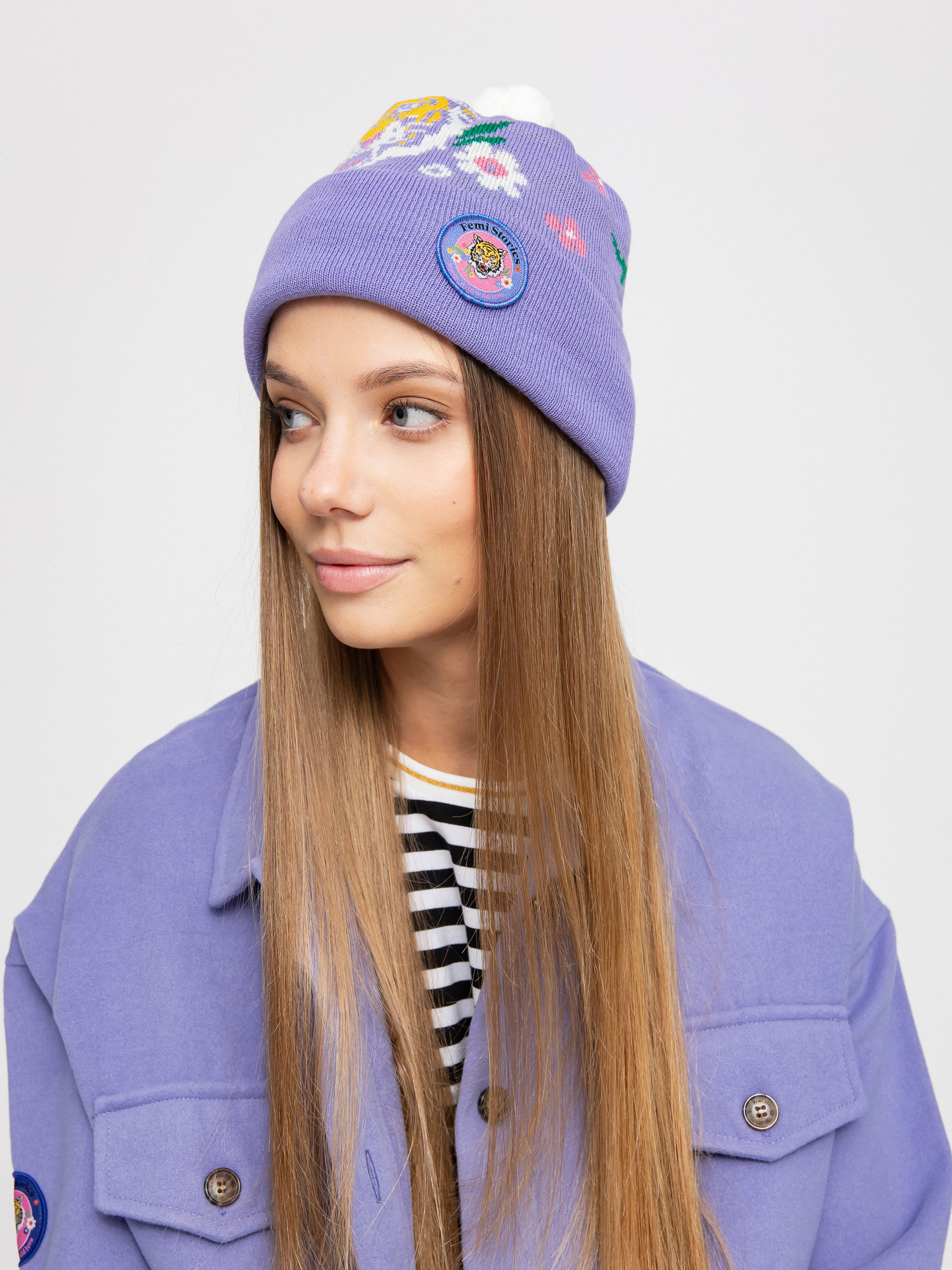 Czapka zimowa Femi Stories Sweetie Wmn (vlt)